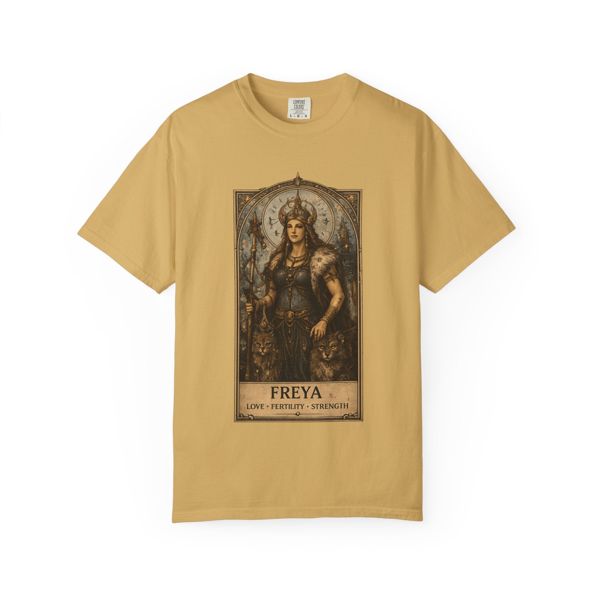 Freya Norse Goddess Art T‑Shirt — Love, Fertility & Strength Graphic Tee