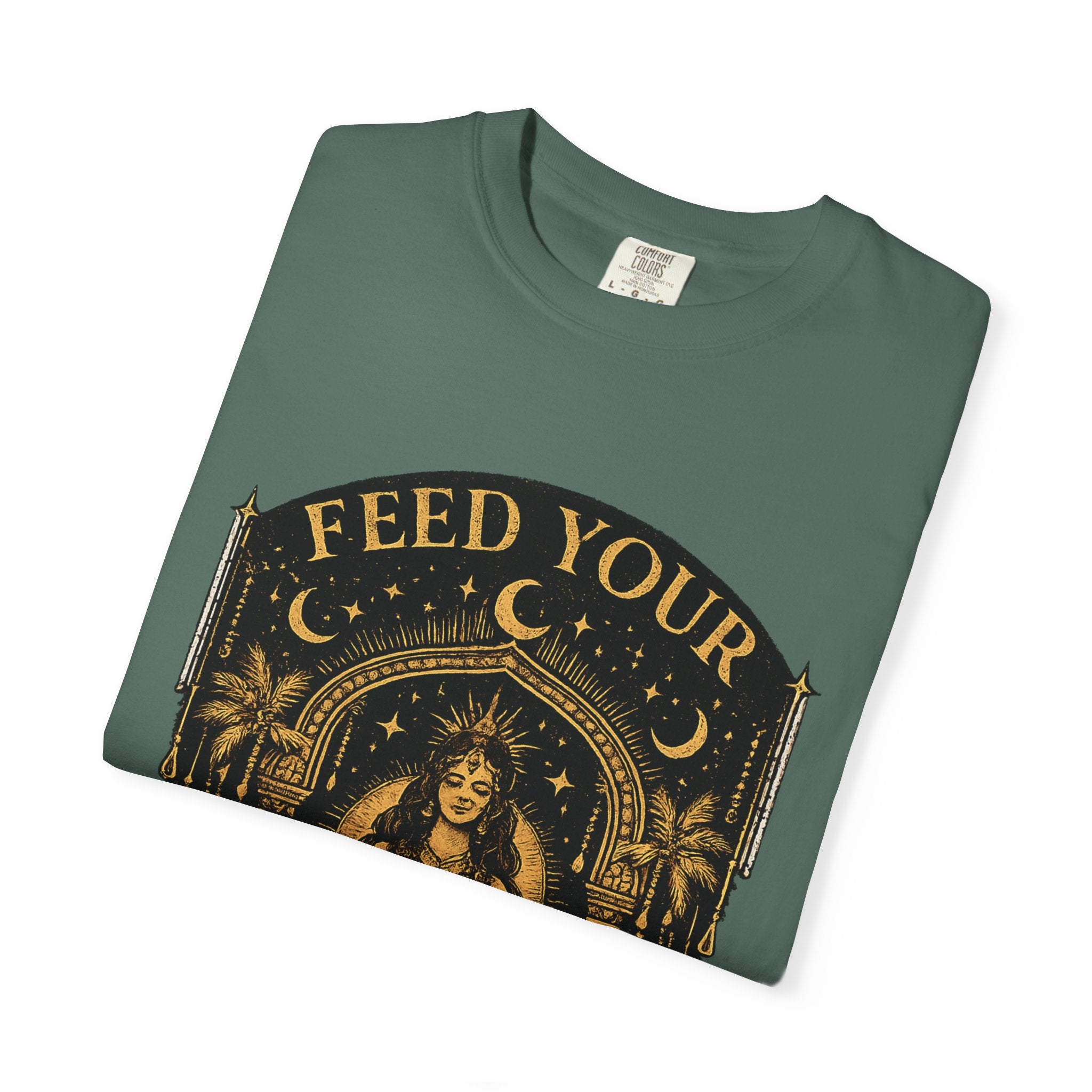 Feed Your Divinity T-Shirt — Temple Goddess Spiritual Graphic Tee