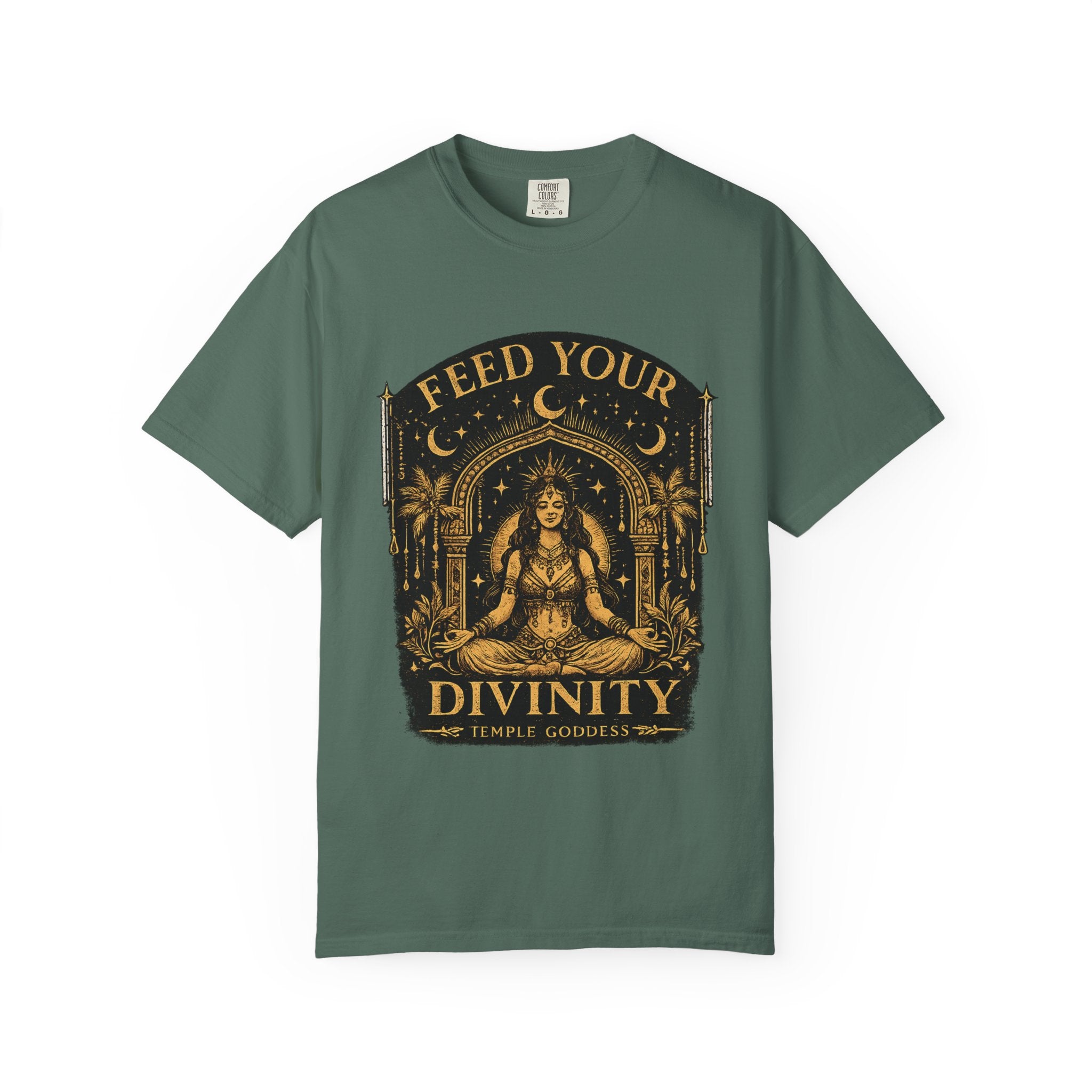 Feed Your Divinity T-Shirt — Temple Goddess Spiritual Graphic Tee