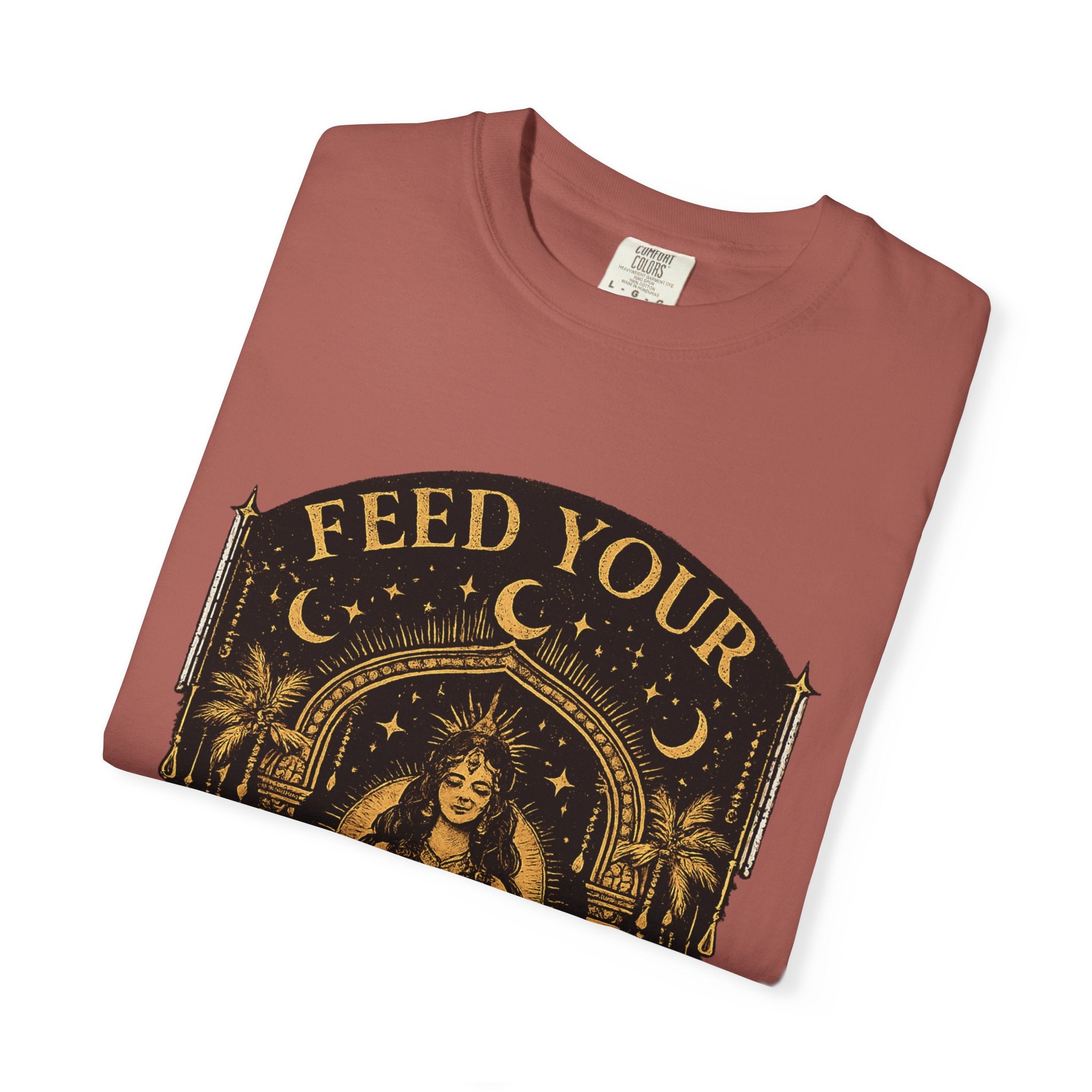 Feed Your Divinity T-Shirt — Temple Goddess Spiritual Graphic Tee