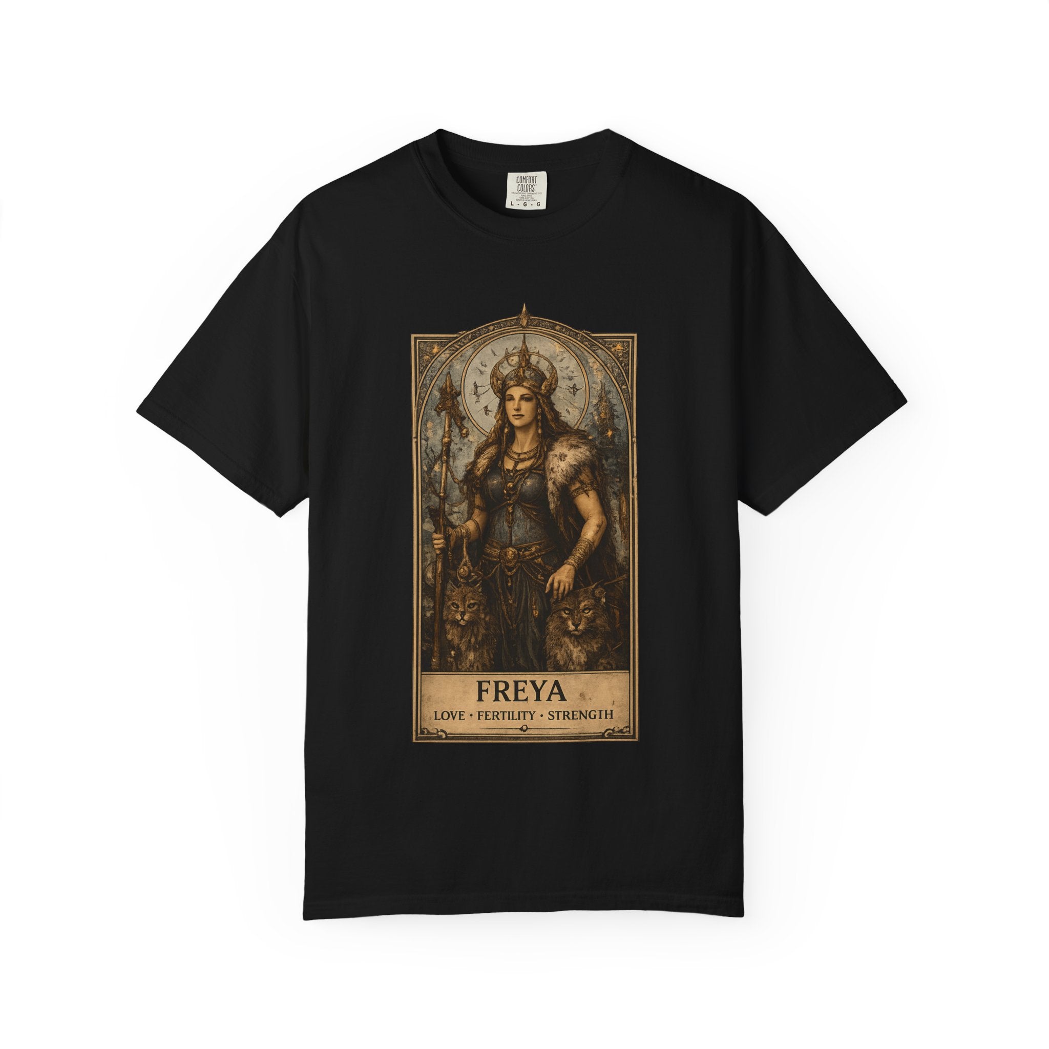 Freya Norse Goddess Art T‑Shirt — Love, Fertility & Strength Graphic Tee