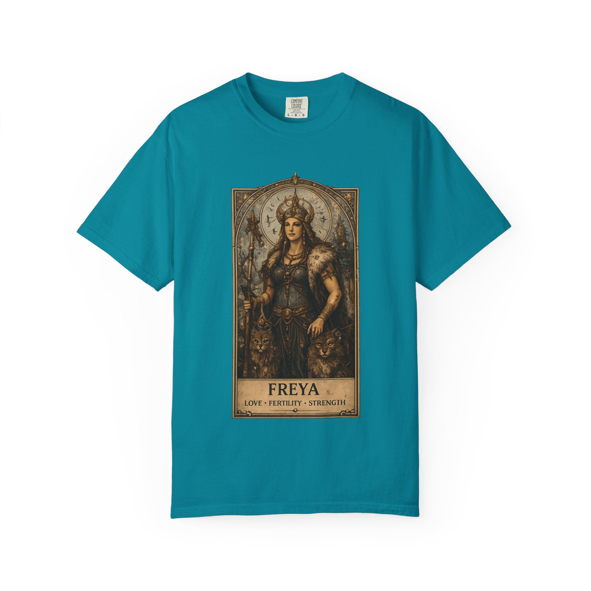 Freya Norse Goddess Art T‑Shirt — Love, Fertility & Strength Graphic Tee
