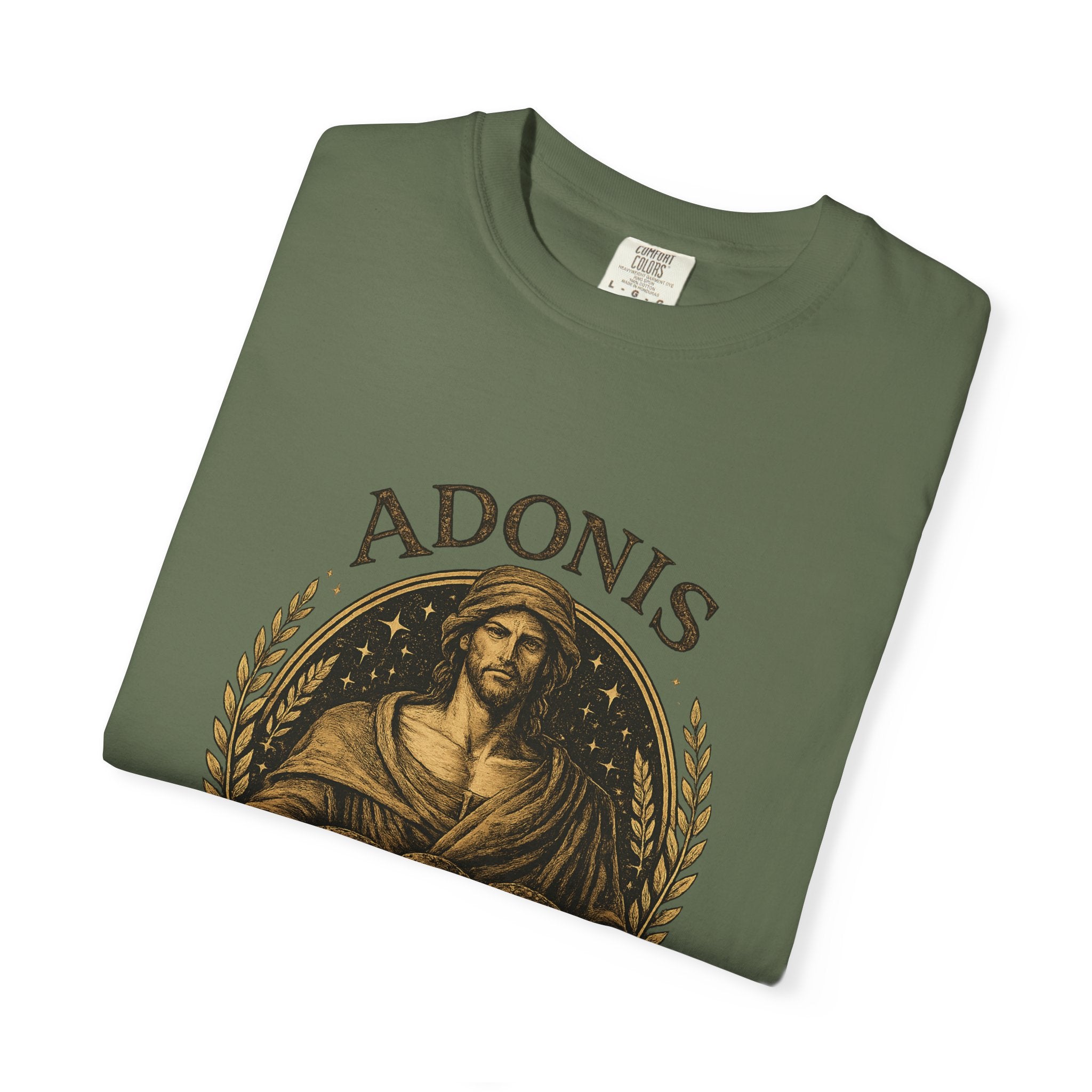Adonis Energy Graphic T-Shirt — 'Built by Plants' Vintage Botanical Tee