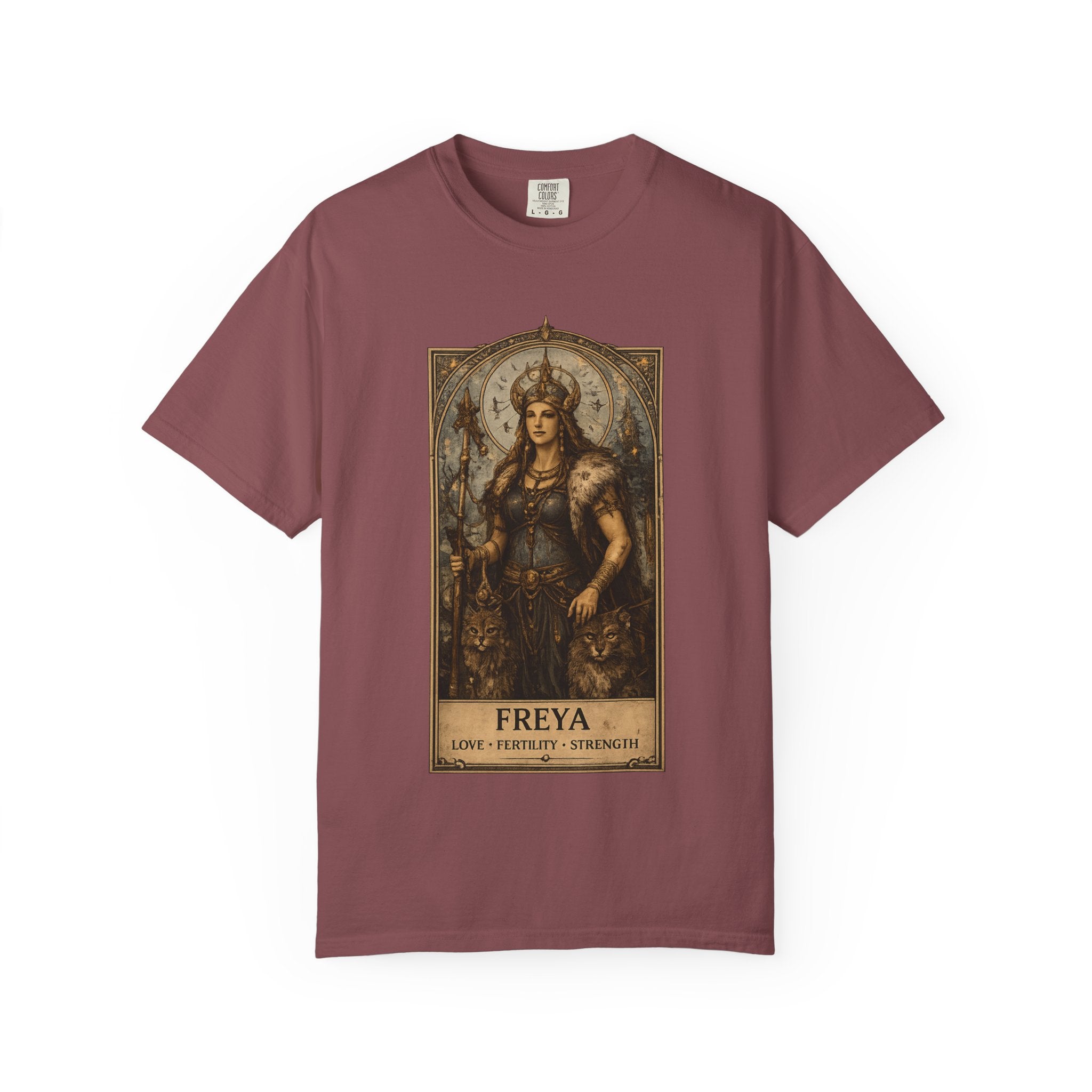 Freya Norse Goddess Art T‑Shirt — Love, Fertility & Strength Graphic Tee