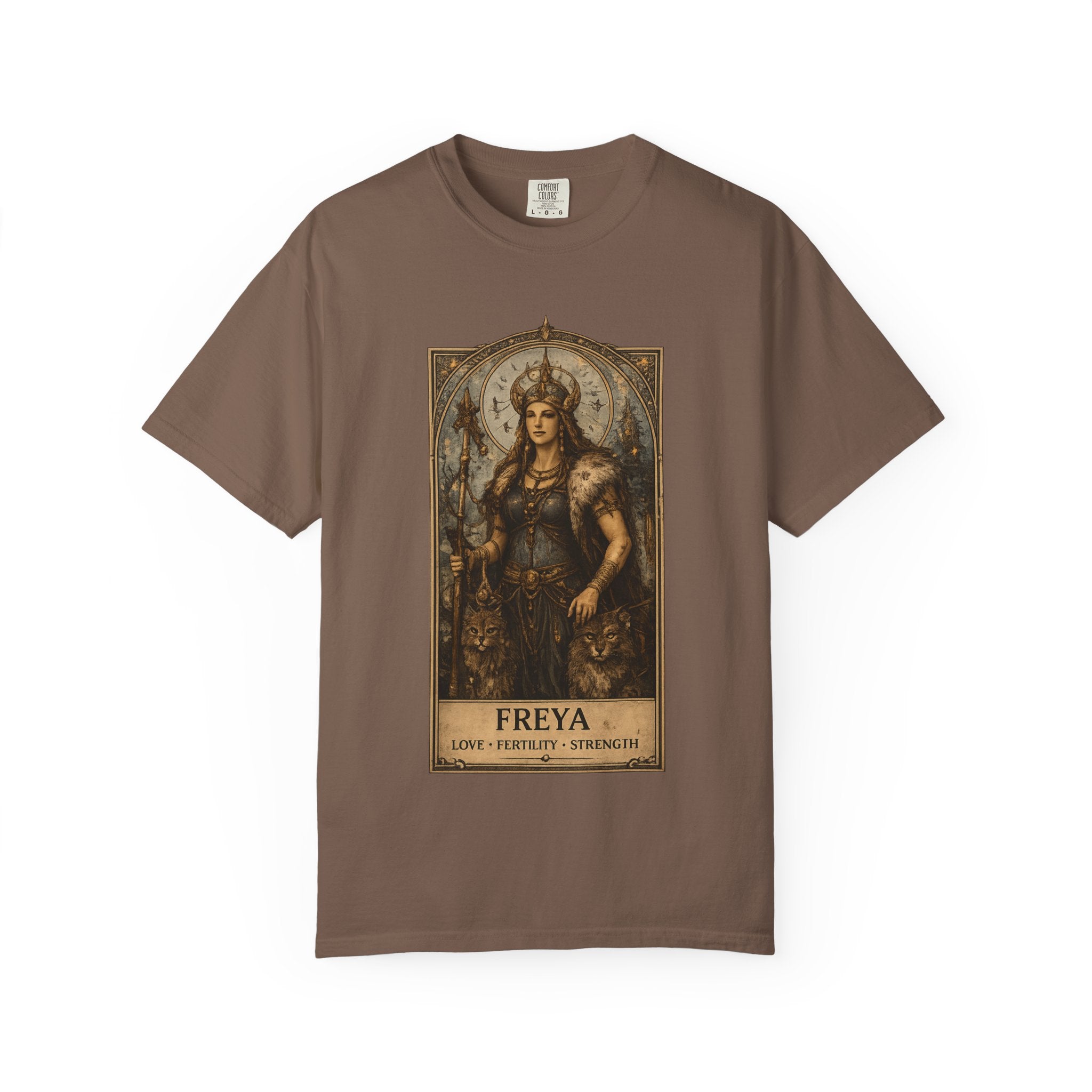 Freya Norse Goddess Art T‑Shirt — Love, Fertility & Strength Graphic Tee