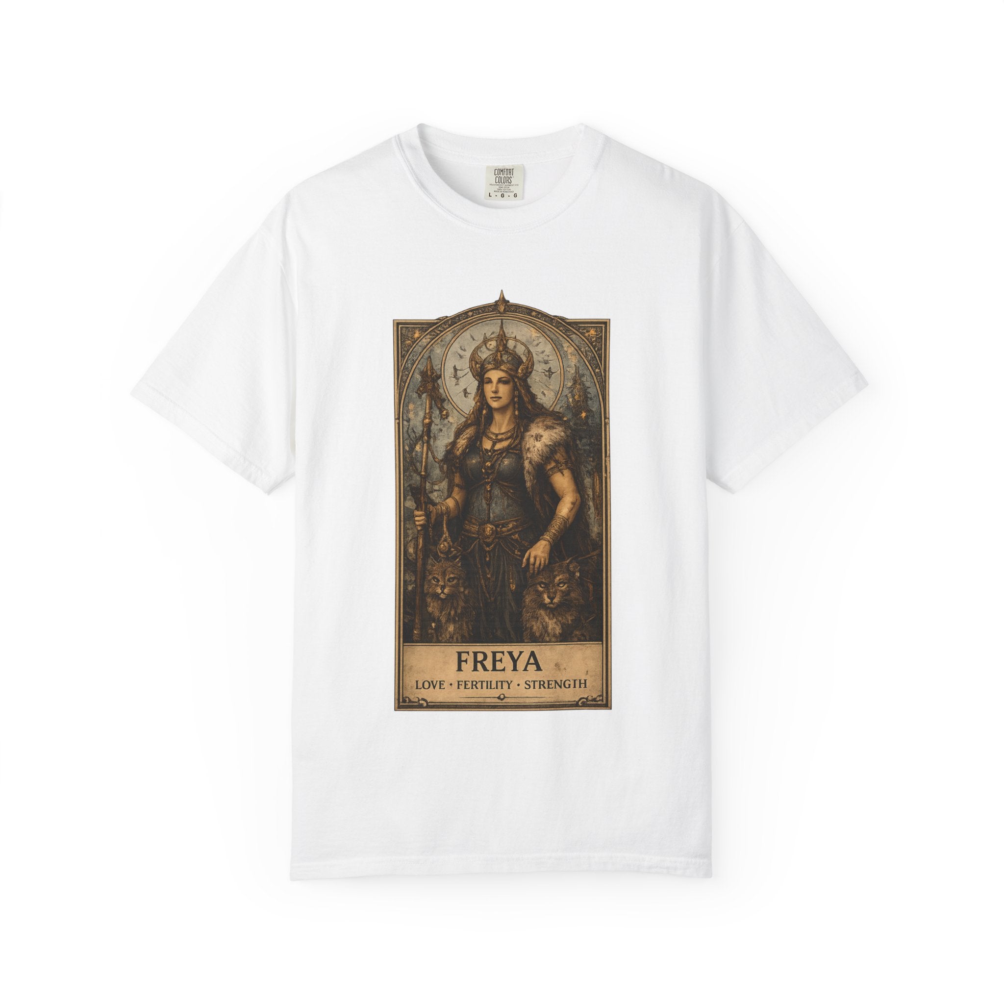 Freya Norse Goddess Art T‑Shirt — Love, Fertility & Strength Graphic Tee