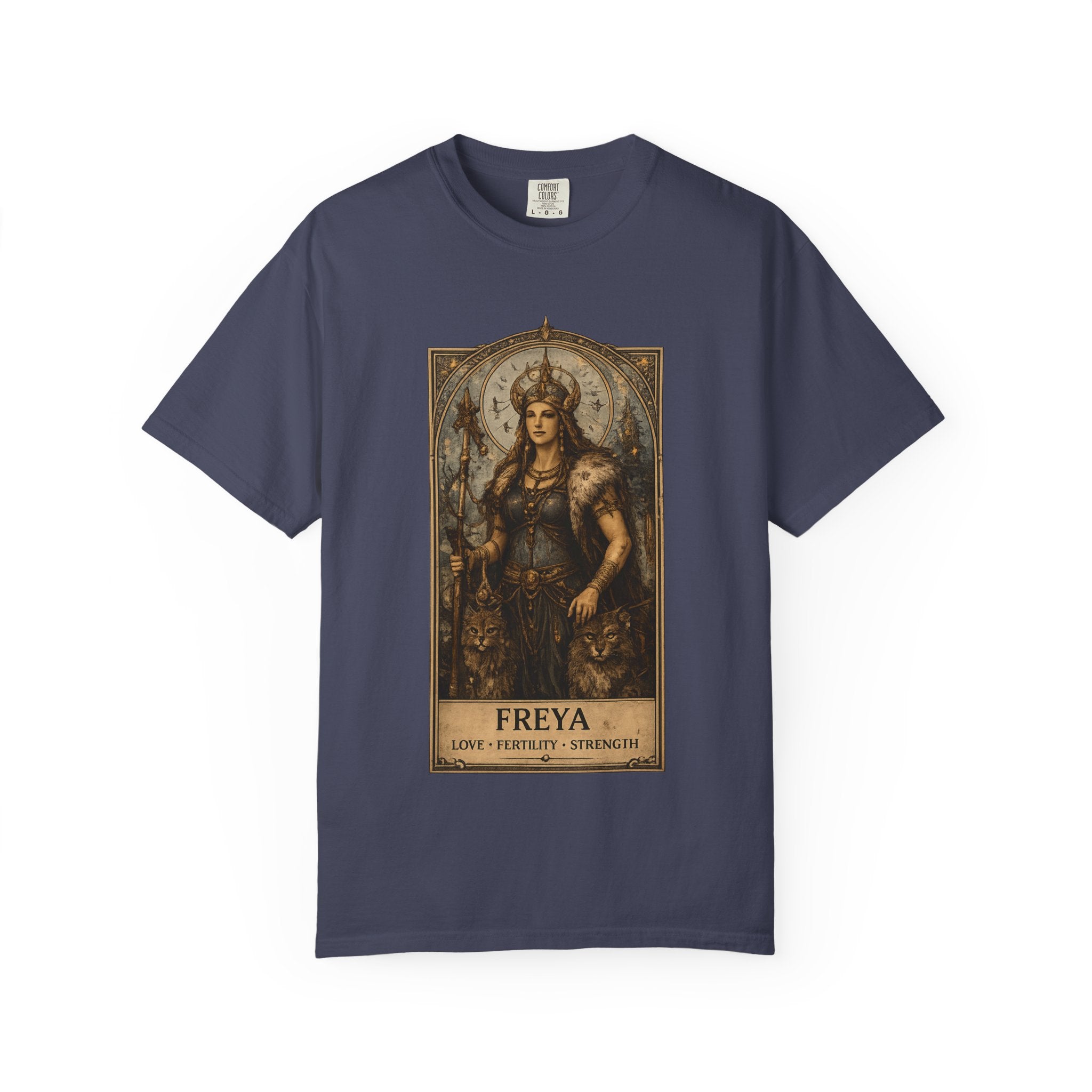 Freya Norse Goddess Art T‑Shirt — Love, Fertility & Strength Graphic Tee