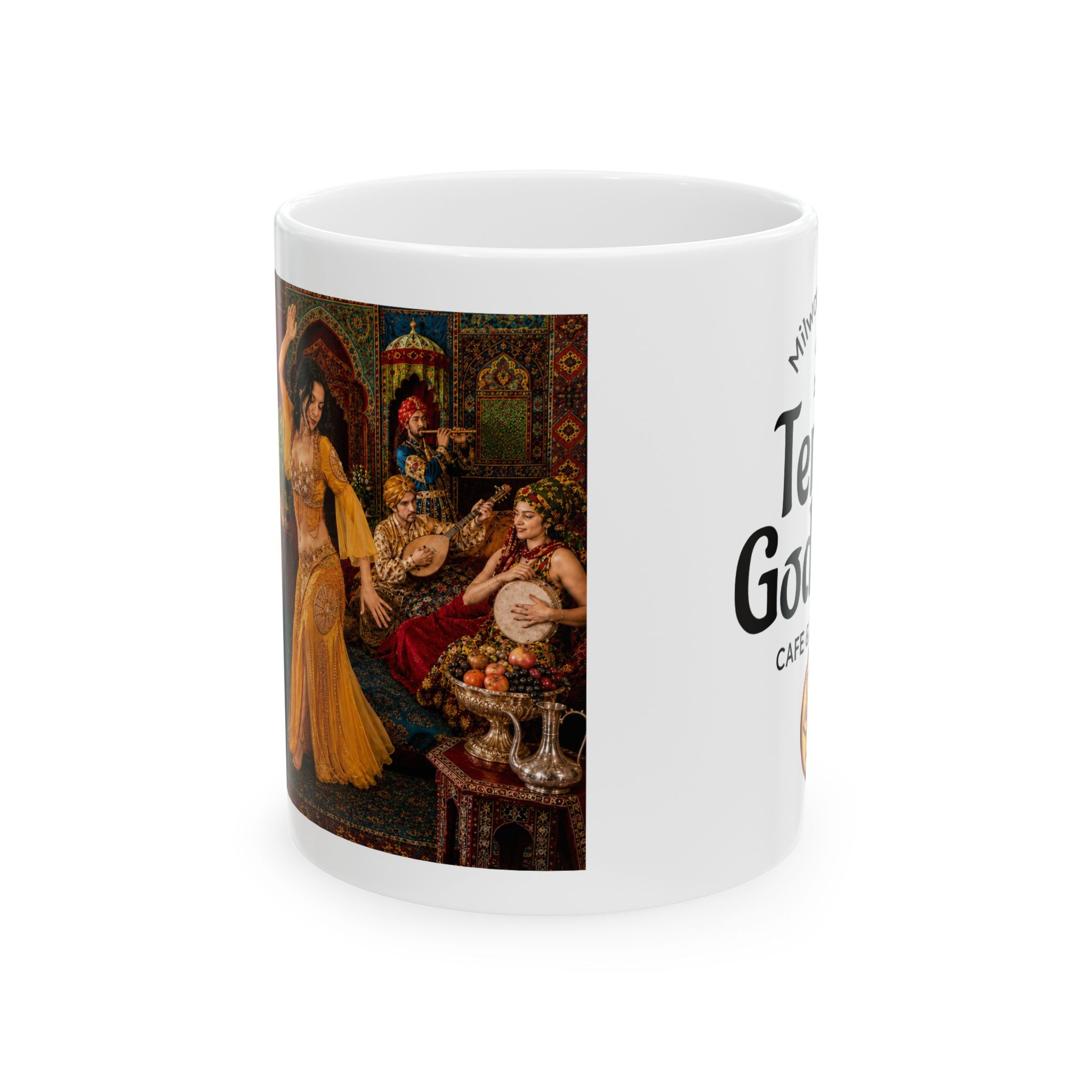 Ceramic Mug — Vintage Orientalist Art Tea & Gentle Goodness Coffee Mug (11oz/15oz)
