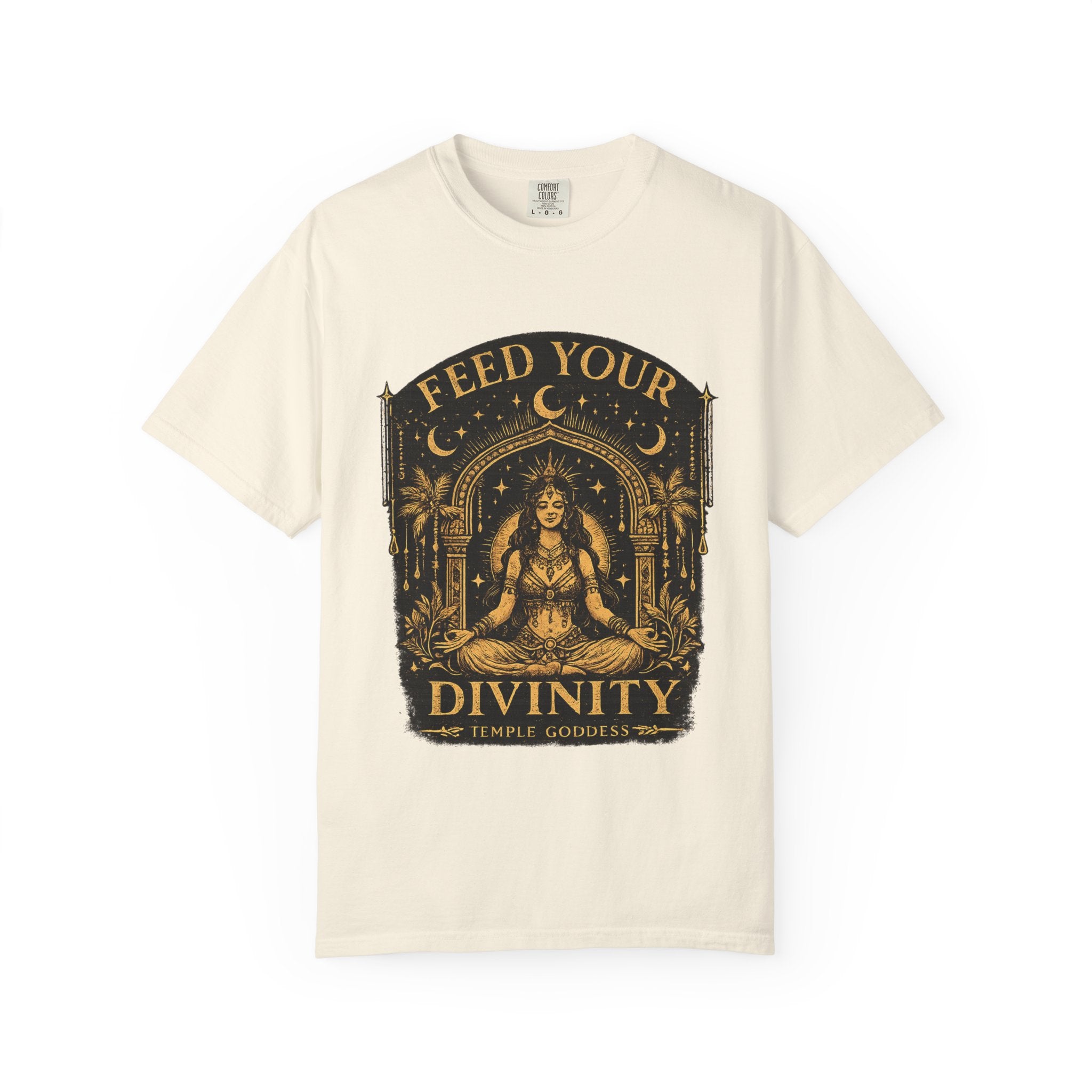 Feed Your Divinity T-Shirt — Temple Goddess Spiritual Graphic Tee
