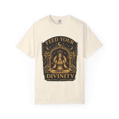 Feed Your Divinity T-Shirt — Temple Goddess Spiritual Graphic Tee