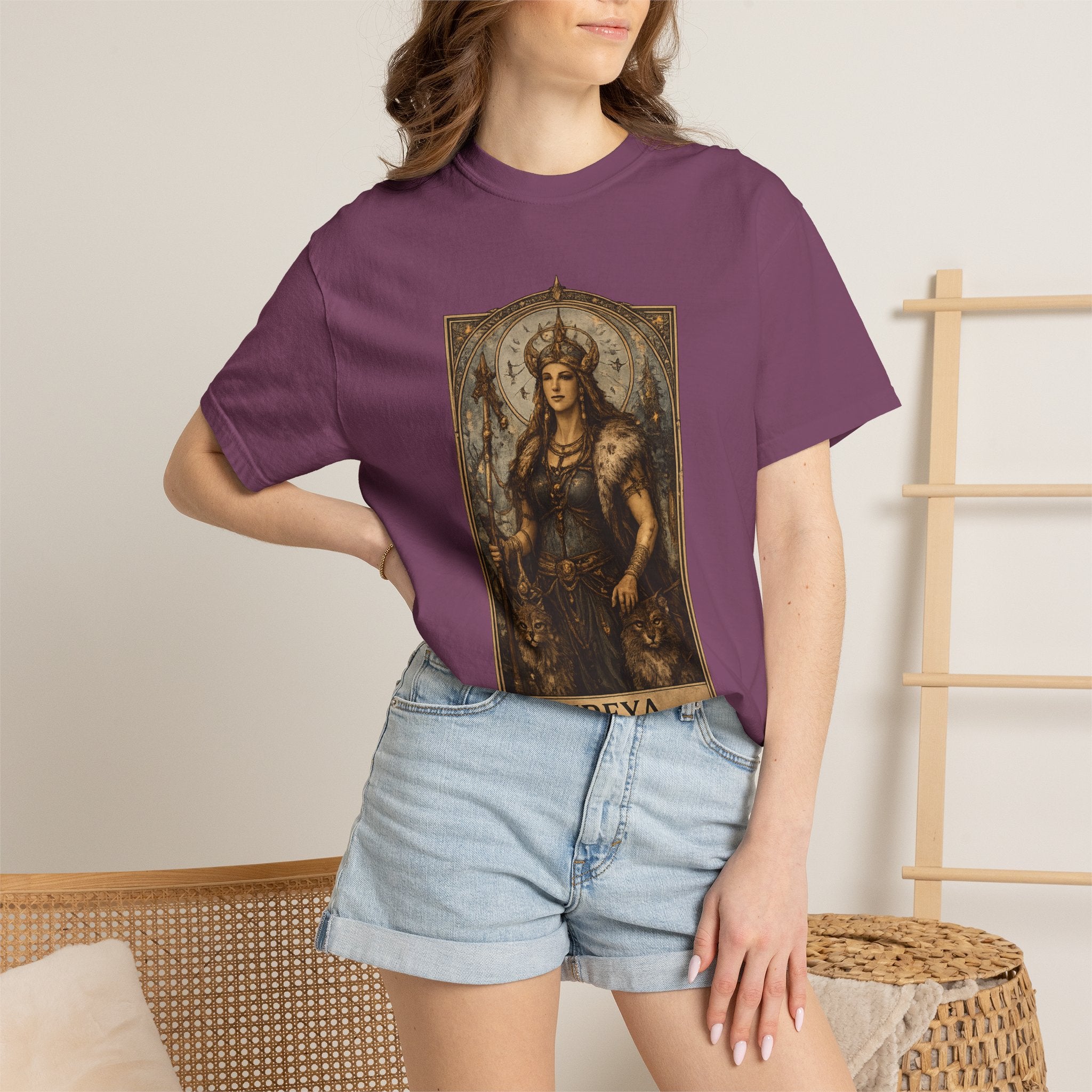 Freya Norse Goddess Art T‑Shirt — Love, Fertility & Strength Graphic Tee