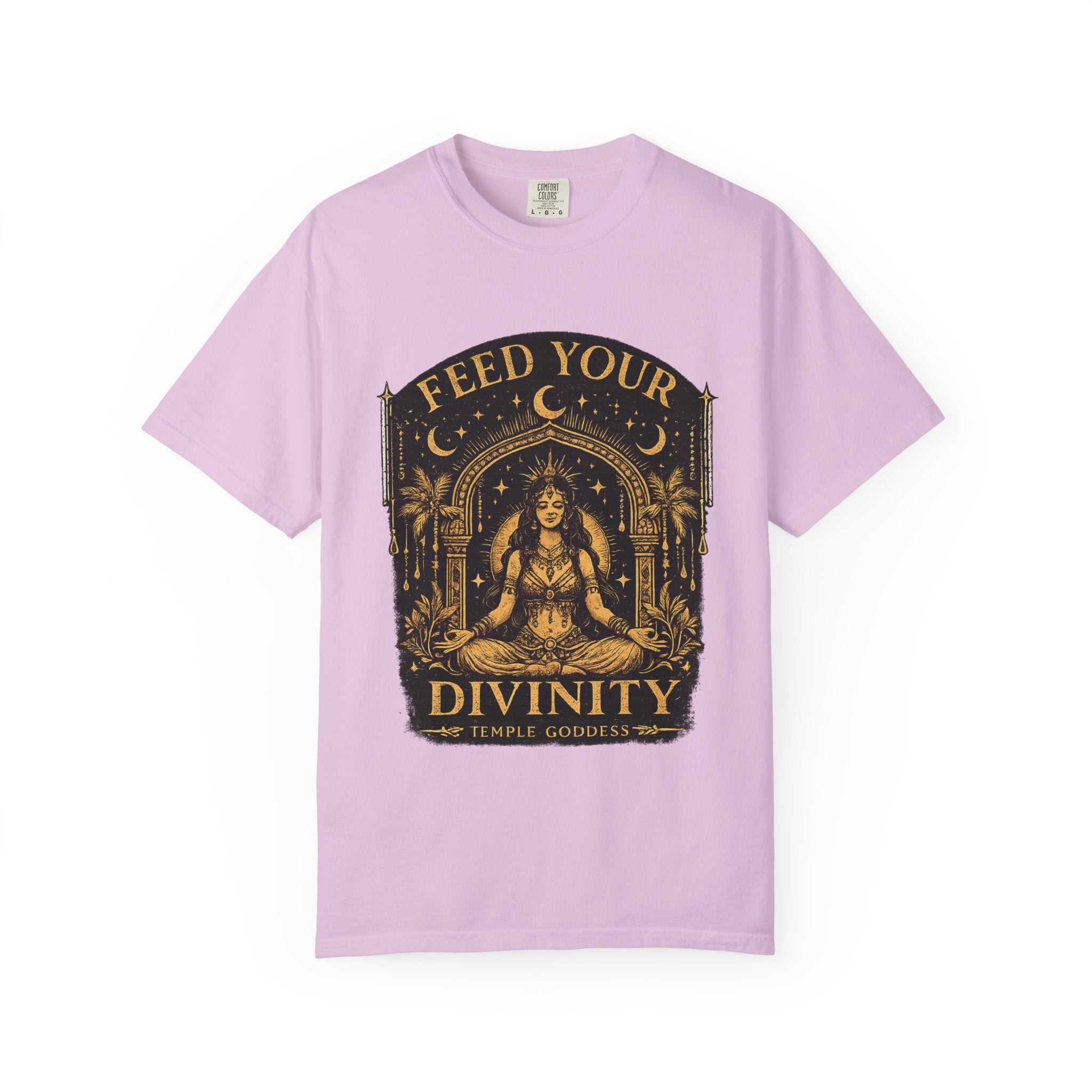 Feed Your Divinity T-Shirt — Temple Goddess Spiritual Graphic Tee
