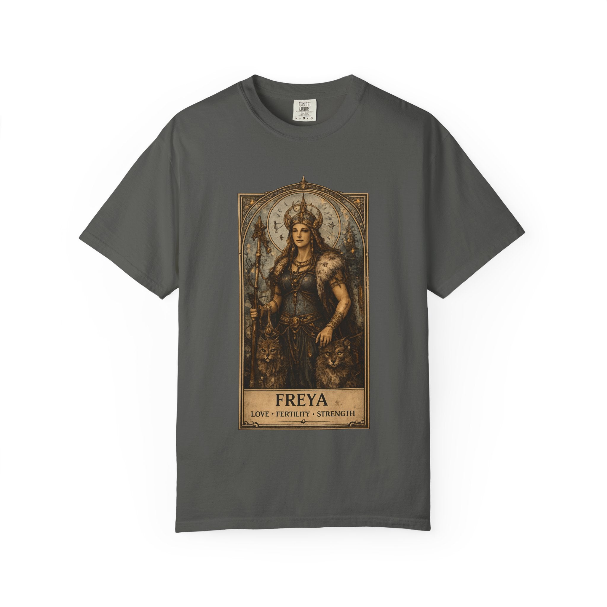 Freya Norse Goddess Art T‑Shirt — Love, Fertility & Strength Graphic Tee