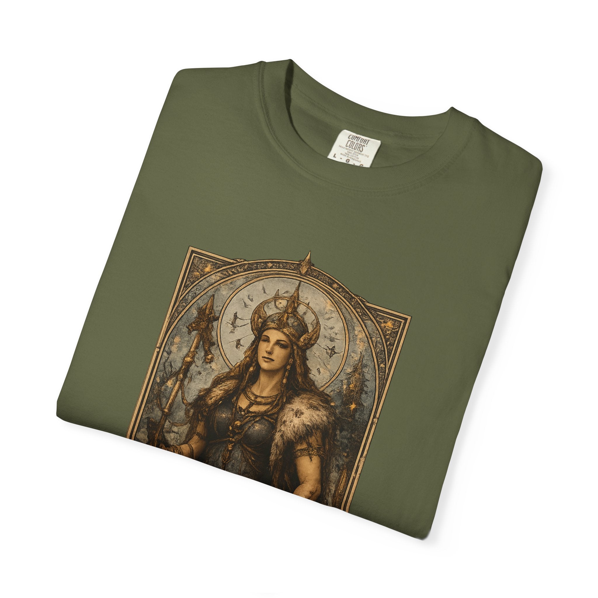 Freya Norse Goddess Art T‑Shirt — Love, Fertility & Strength Graphic Tee