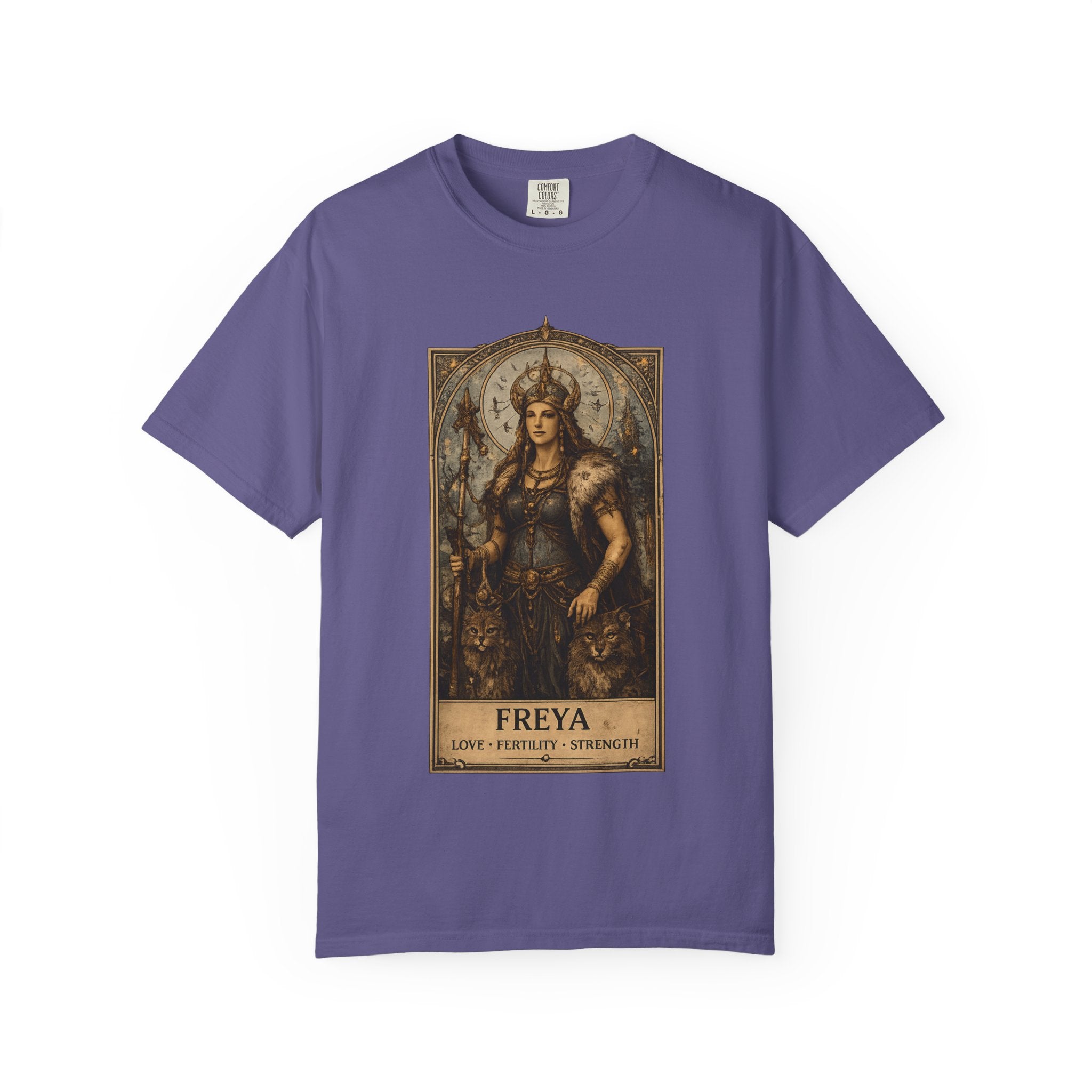 Freya Norse Goddess Art T‑Shirt — Love, Fertility & Strength Graphic Tee