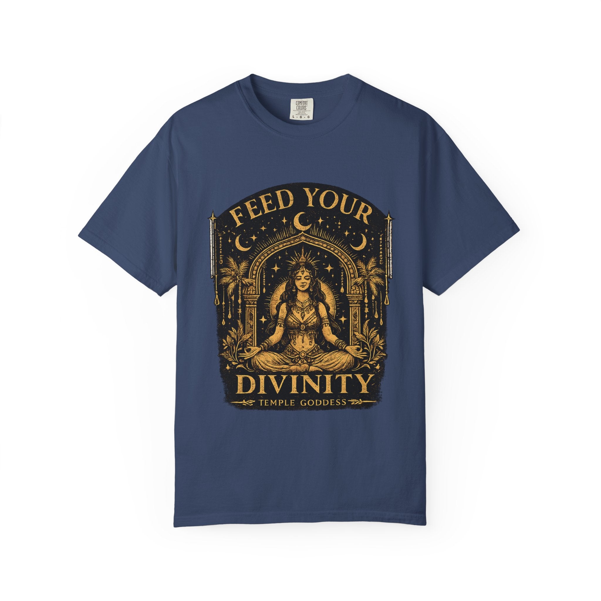 Feed Your Divinity T-Shirt — Temple Goddess Spiritual Graphic Tee
