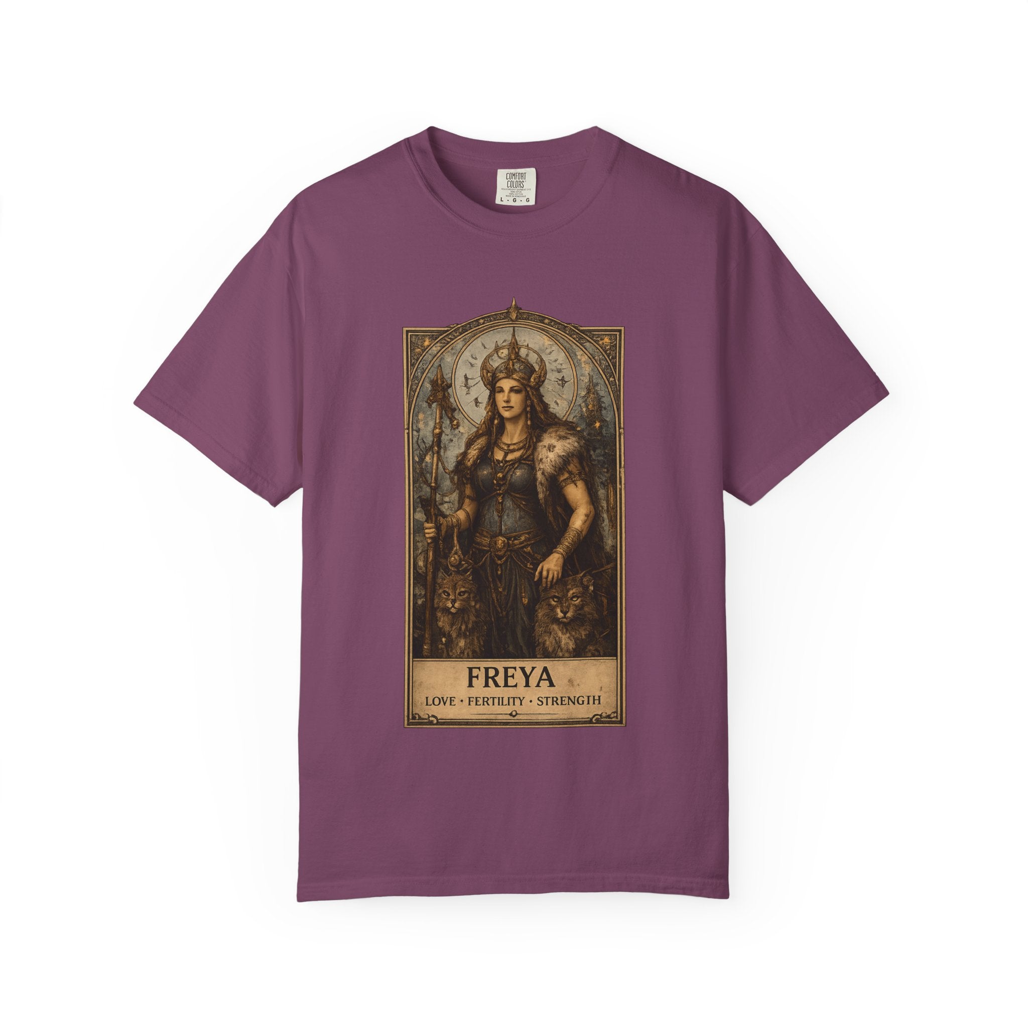 Freya Norse Goddess Art T‑Shirt — Love, Fertility & Strength Graphic Tee