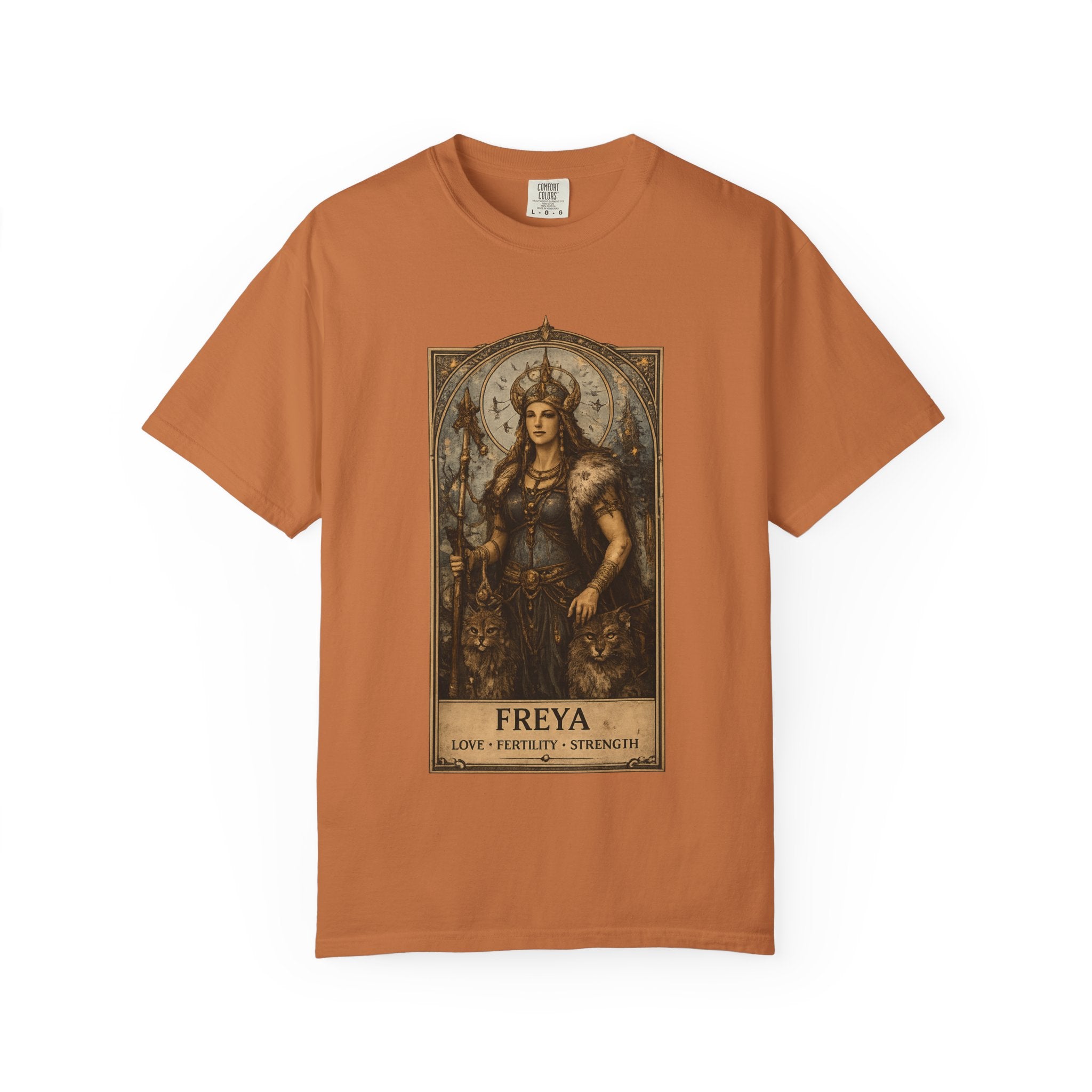Freya Norse Goddess Art T‑Shirt — Love, Fertility & Strength Graphic Tee