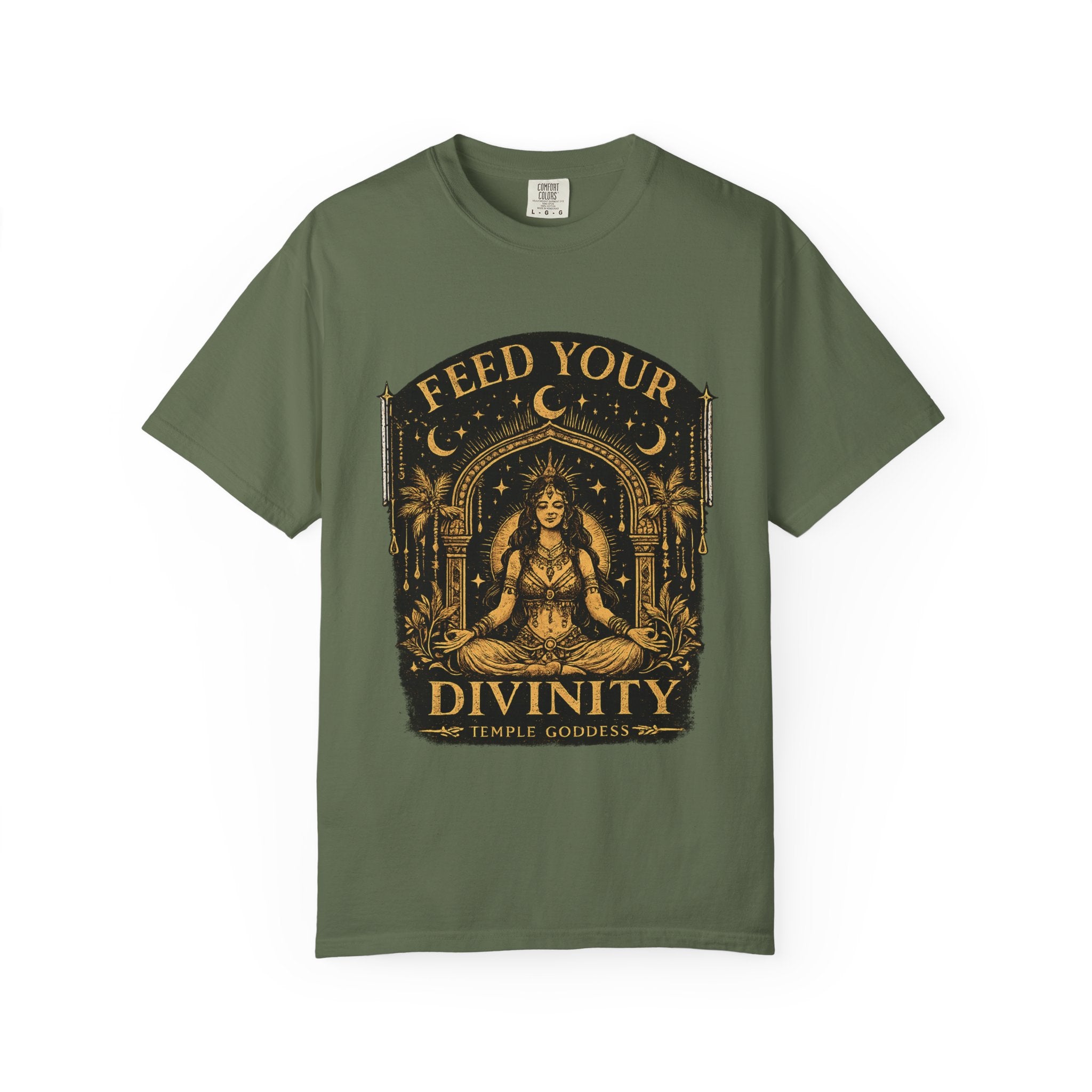 Feed Your Divinity T-Shirt — Temple Goddess Spiritual Graphic Tee