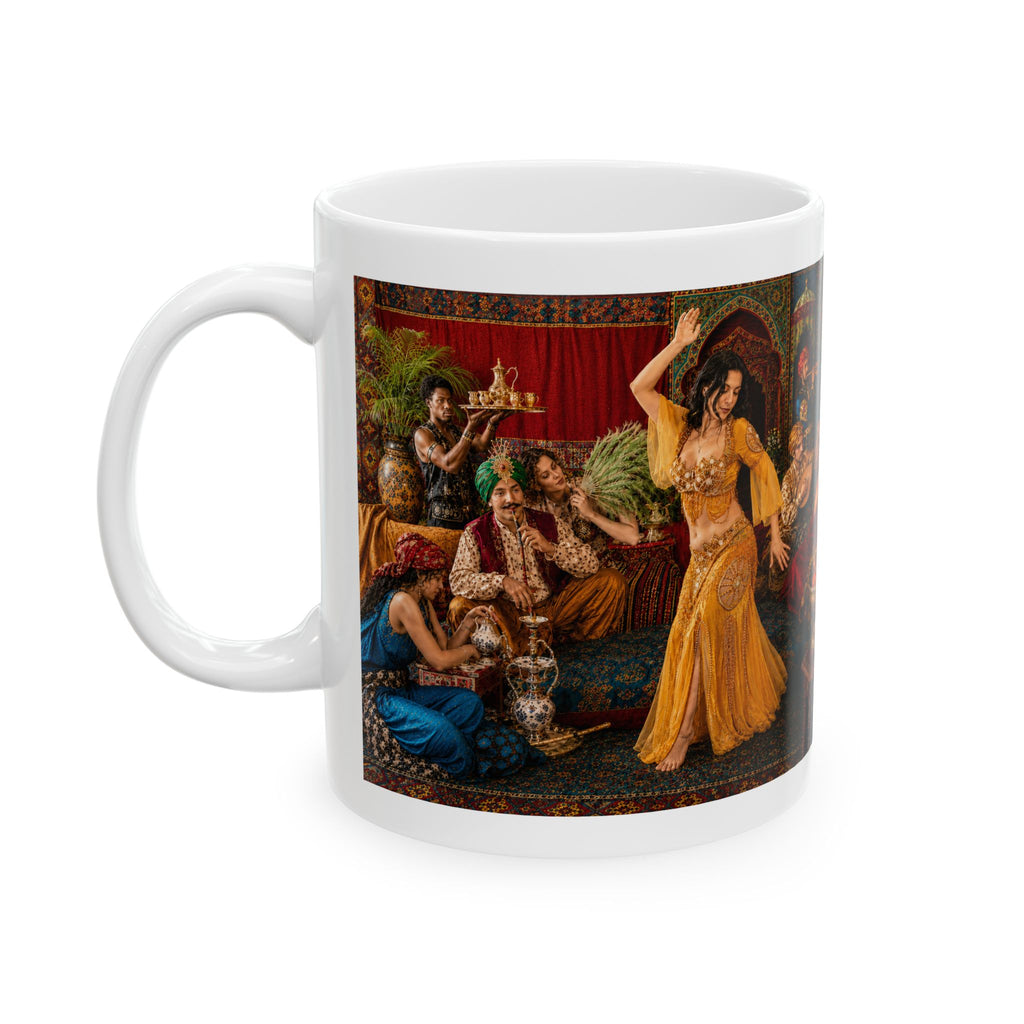 Ceramic Mug — Vintage Orientalist Art Tea & Gentle Goodness Coffee Mug (11oz/15oz)
