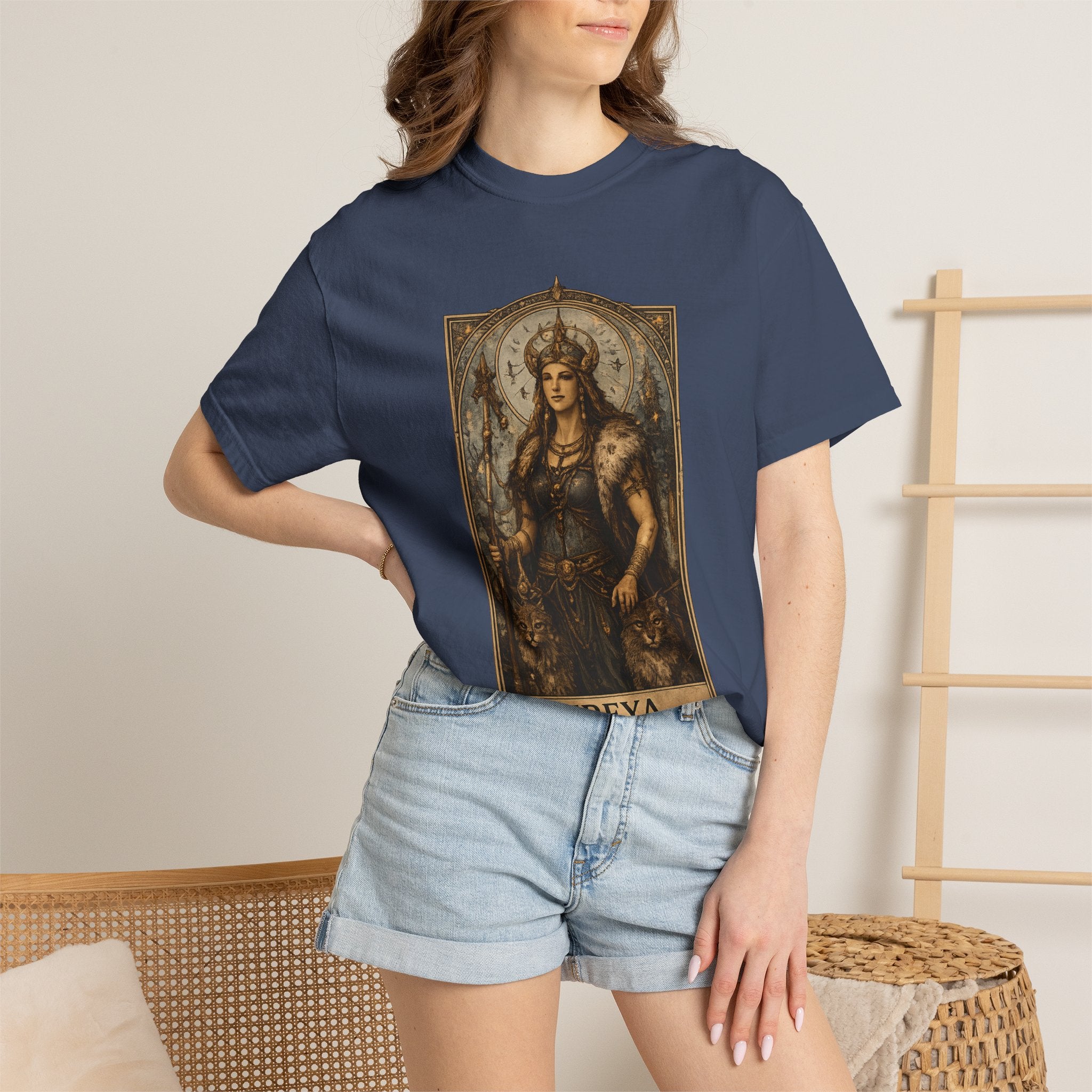 Freya Norse Goddess Art T‑Shirt — Love, Fertility & Strength Graphic Tee