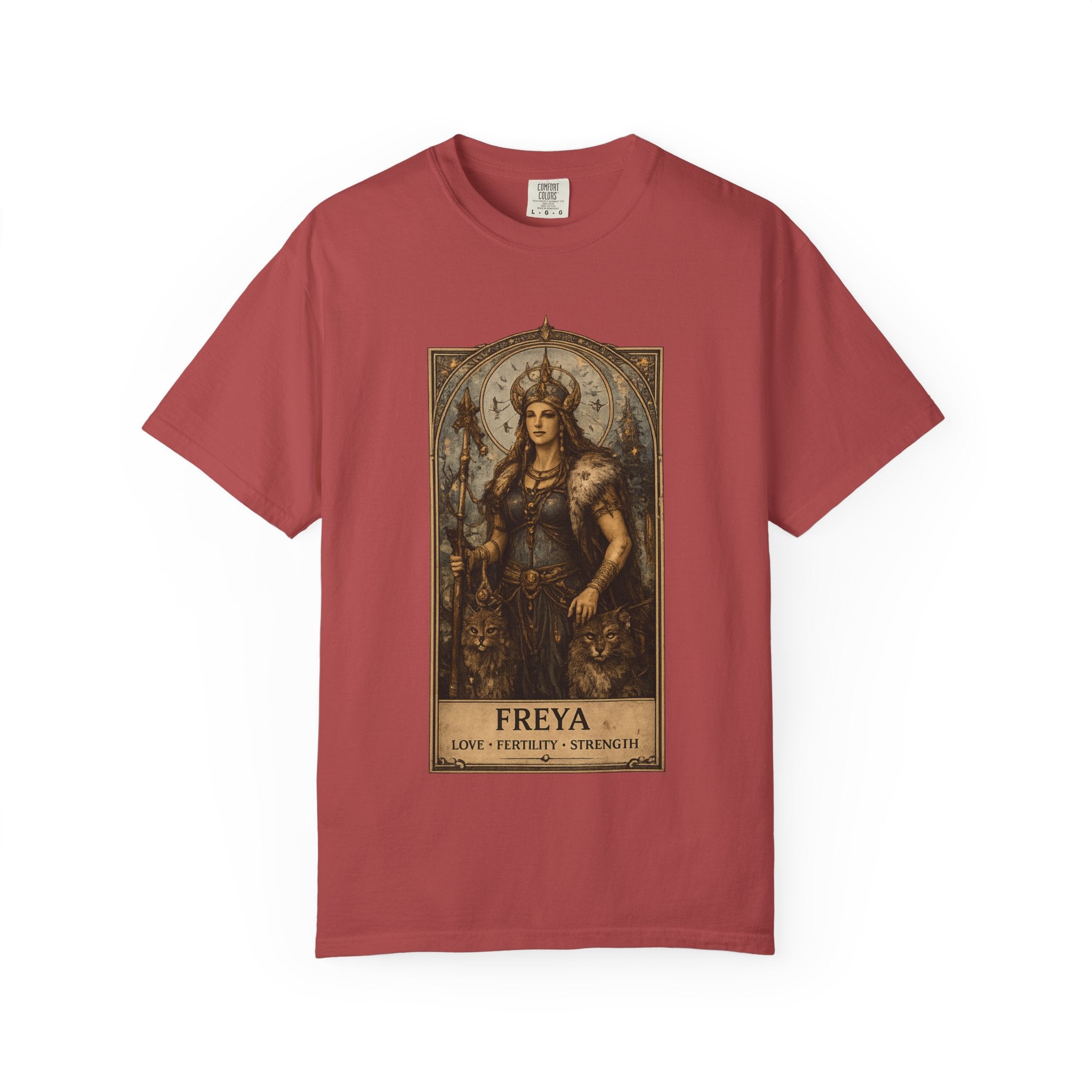 Freya Norse Goddess Art T‑Shirt — Love, Fertility & Strength Graphic Tee