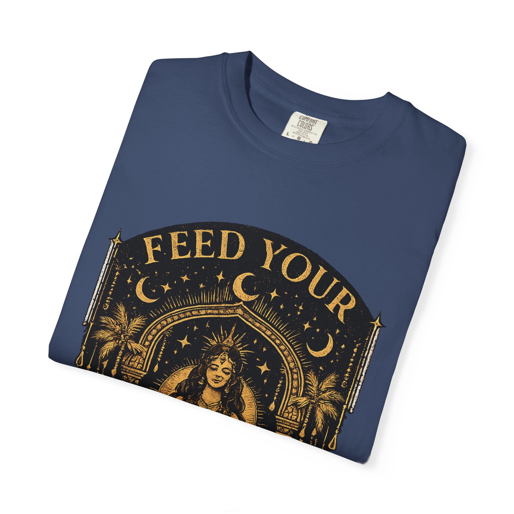 Feed Your Divinity T-Shirt — Temple Goddess Spiritual Graphic Tee