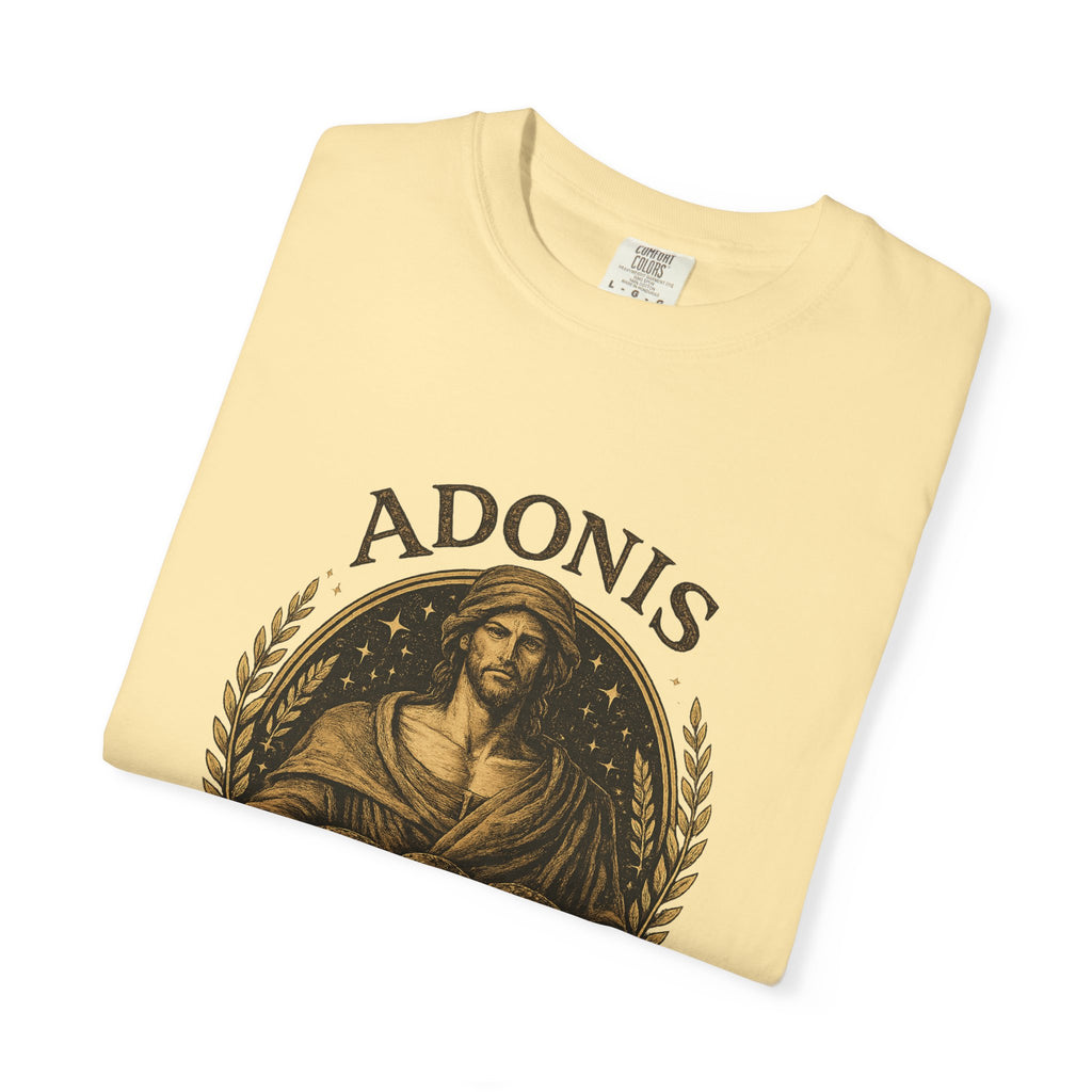 Adonis Energy Graphic T-Shirt — 'Built by Plants' Vintage Botanical Tee