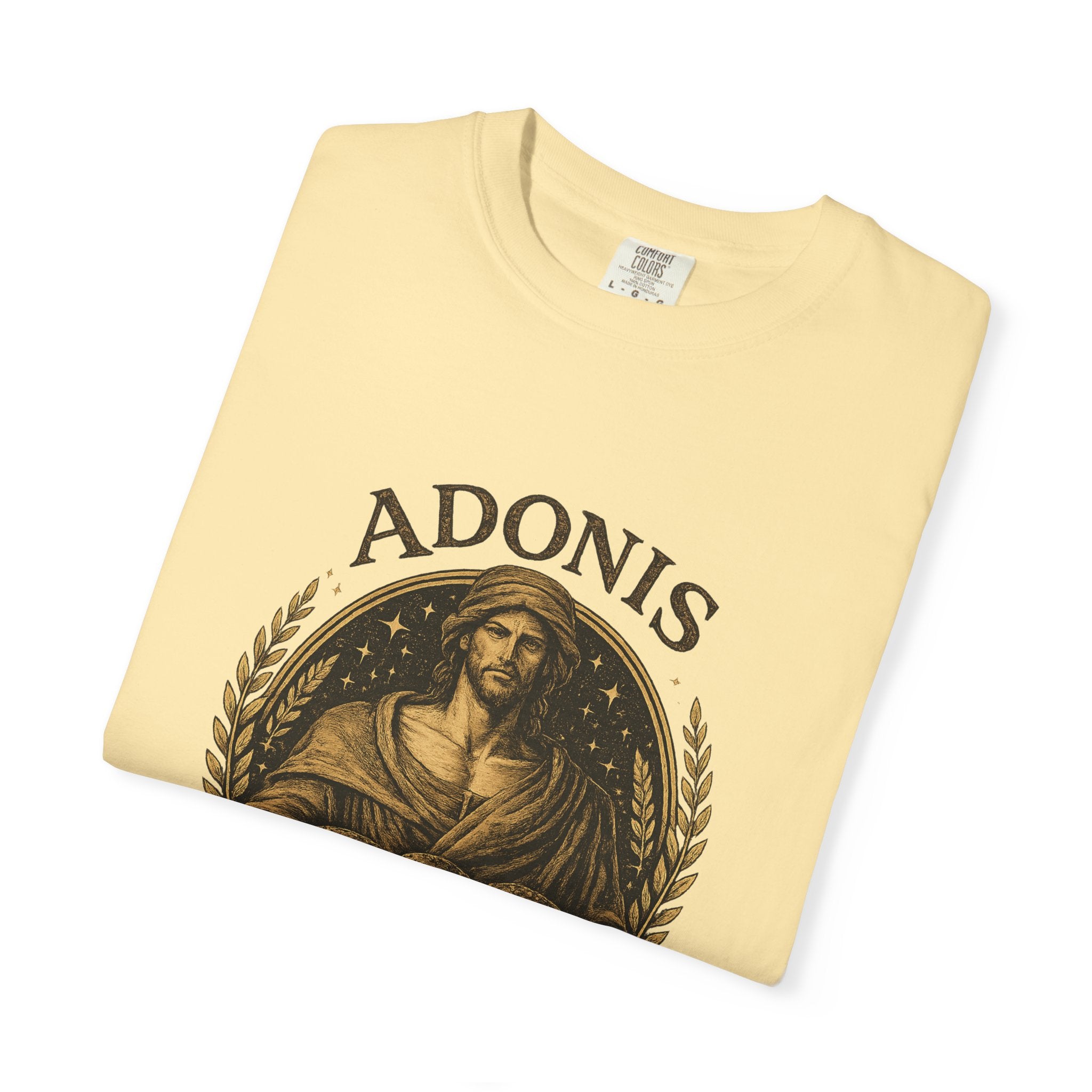 Adonis Energy Graphic T-Shirt — 'Built by Plants' Vintage Botanical Tee
