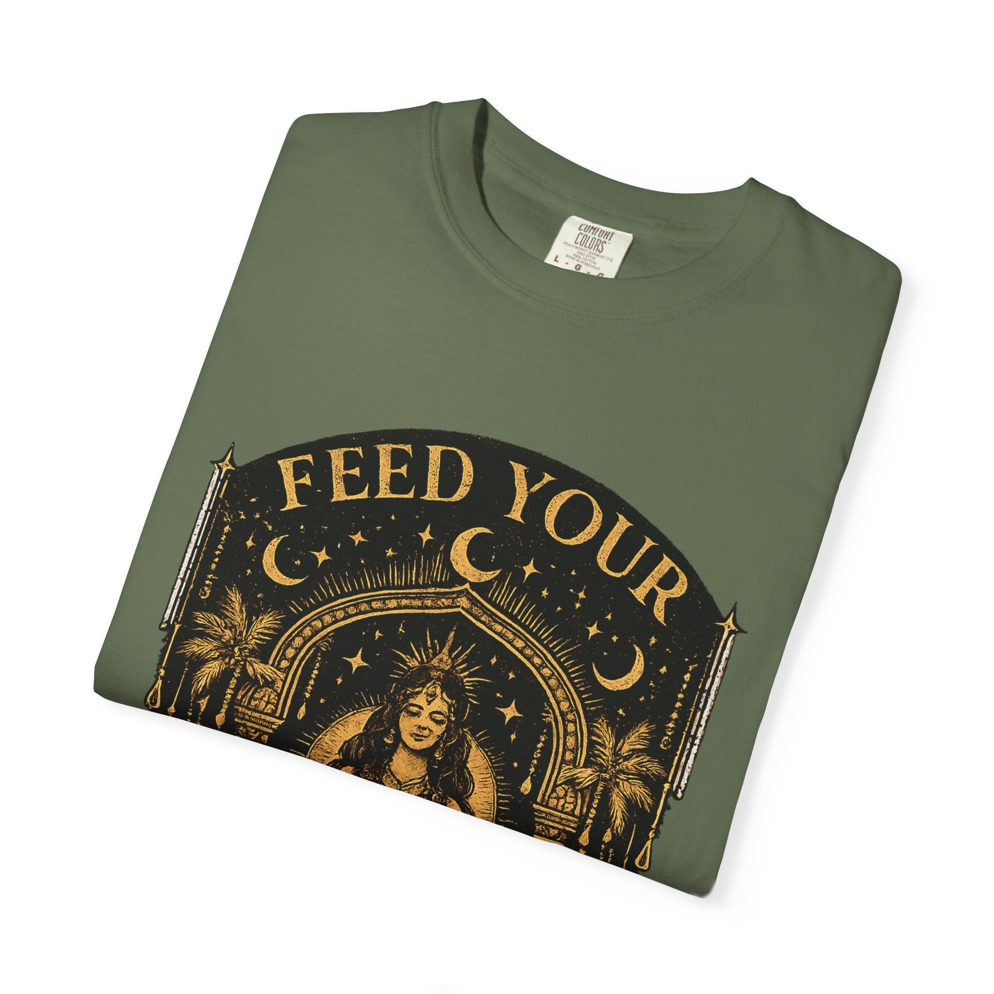Feed Your Divinity T-Shirt — Temple Goddess Spiritual Graphic Tee