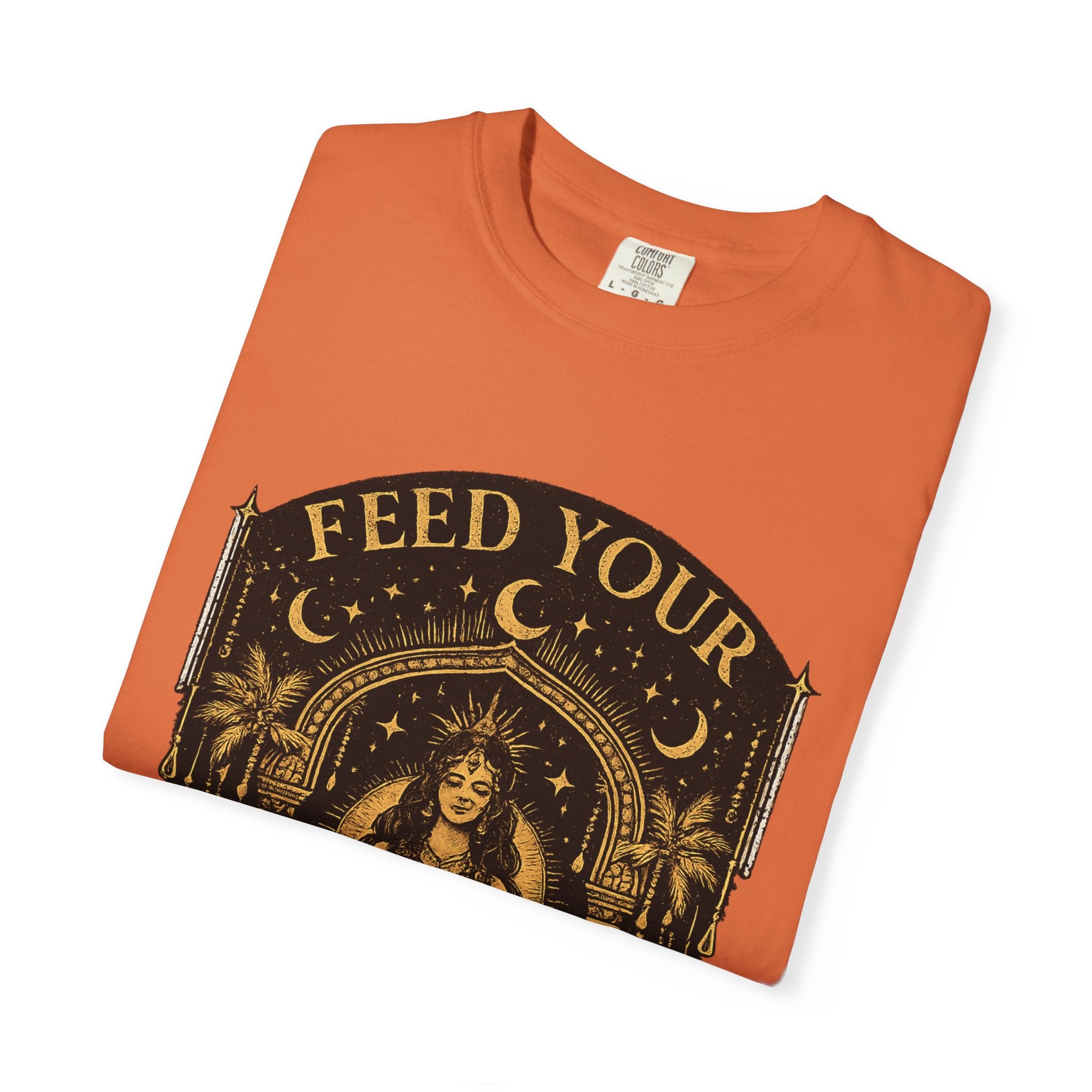 Feed Your Divinity T-Shirt — Temple Goddess Spiritual Graphic Tee