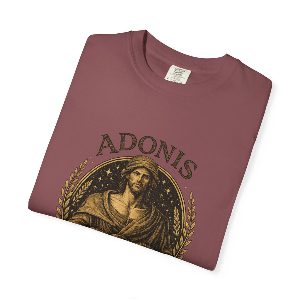 Adonis Energy Graphic T-Shirt — 'Built by Plants' Vintage Botanical Tee