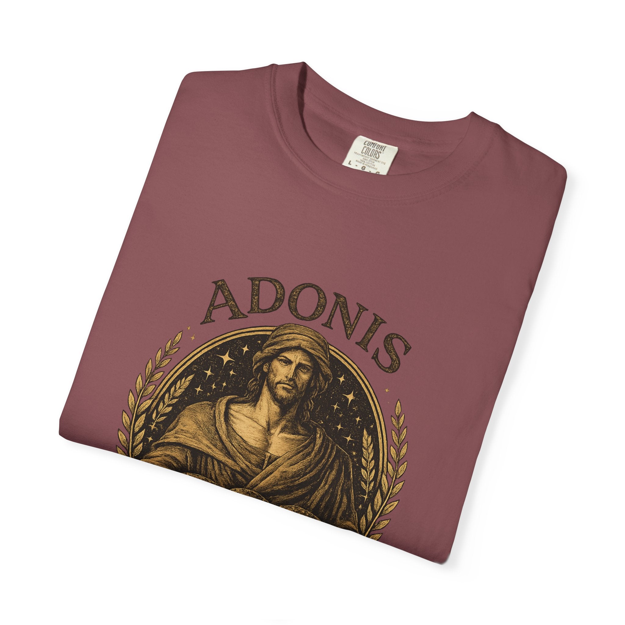 Adonis Energy Graphic T-Shirt — 'Built by Plants' Vintage Botanical Tee