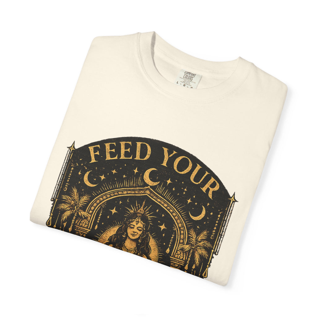 Feed Your Divinity T-Shirt — Temple Goddess Spiritual Graphic Tee