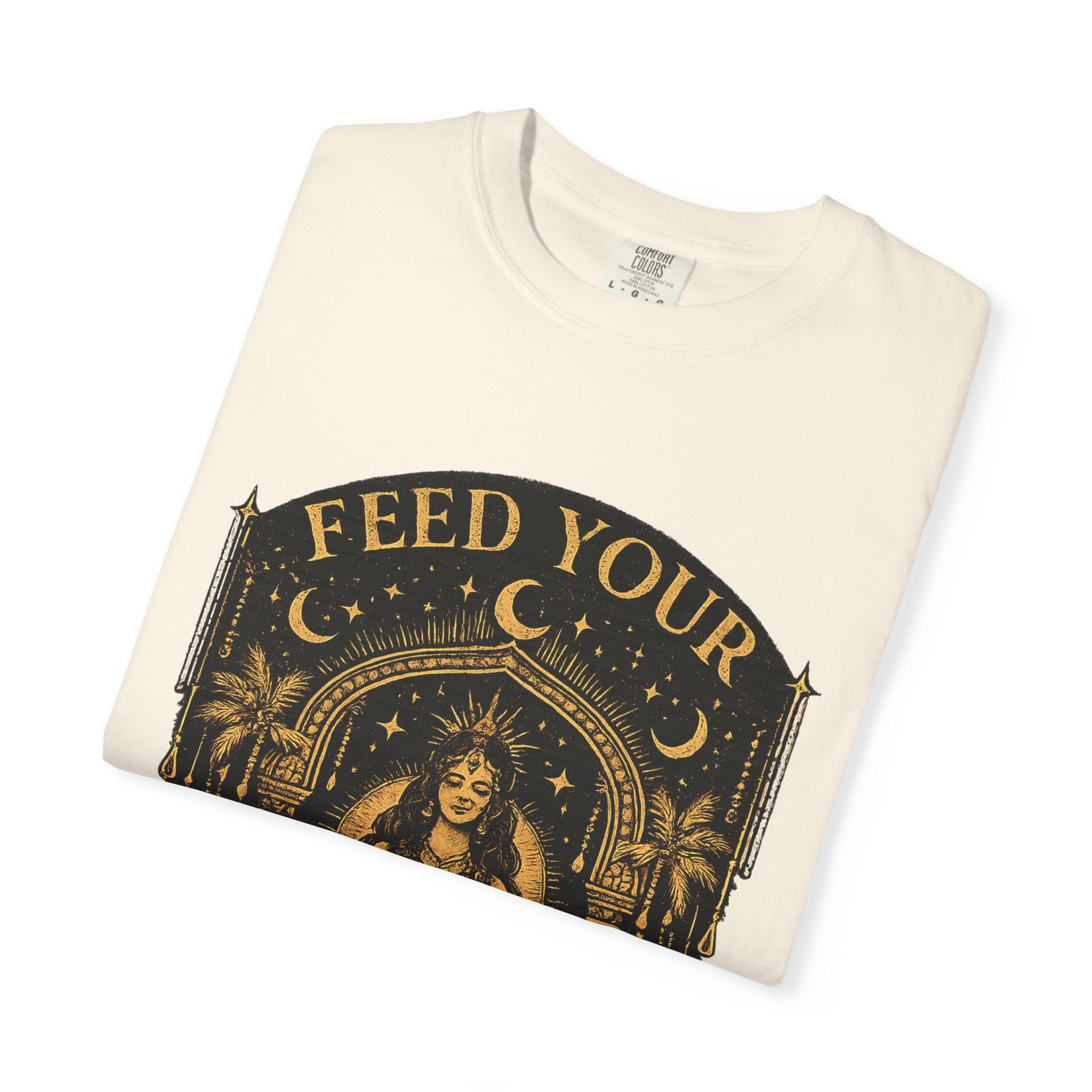 Feed Your Divinity T-Shirt — Temple Goddess Spiritual Graphic Tee