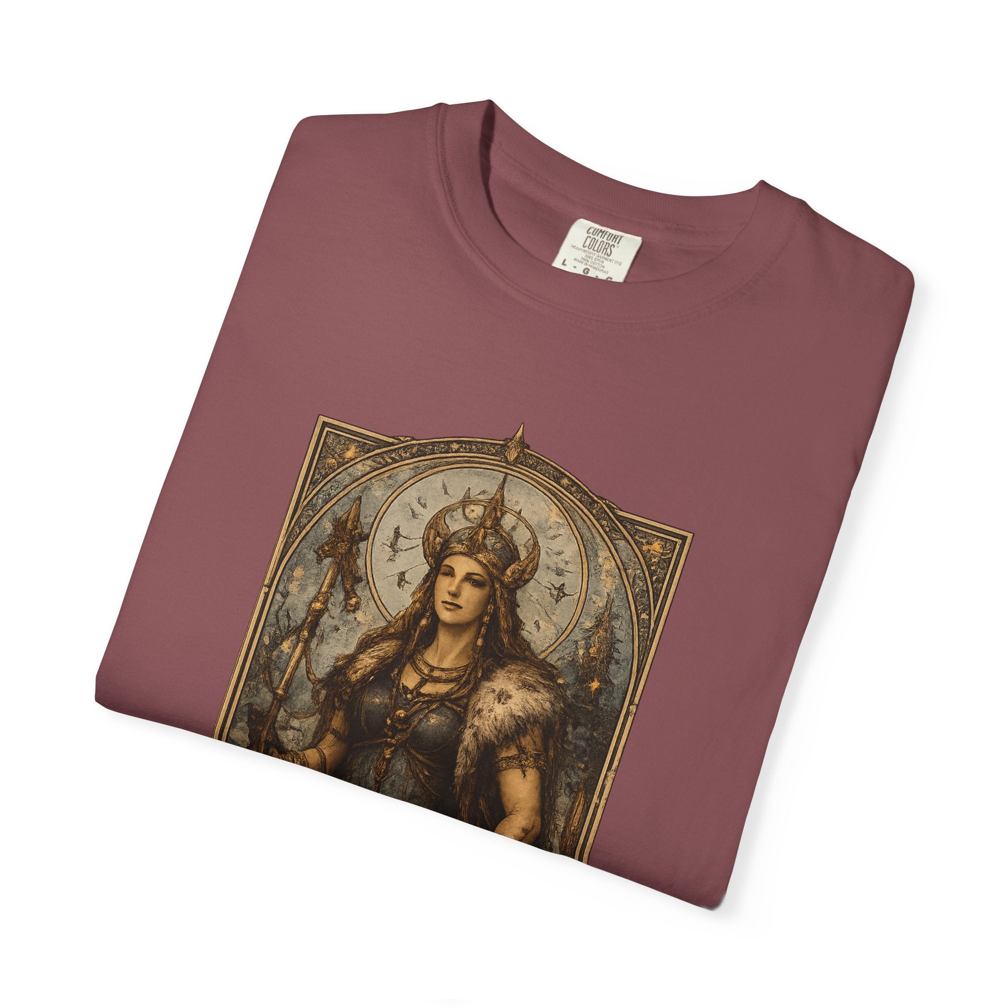 Freya Norse Goddess Art T‑Shirt — Love, Fertility & Strength Graphic Tee