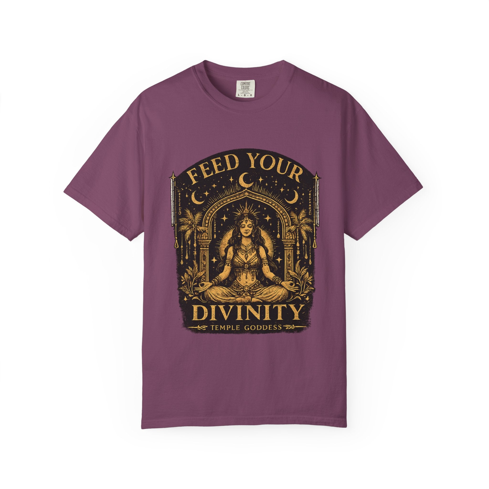 Feed Your Divinity T-Shirt — Temple Goddess Spiritual Graphic Tee
