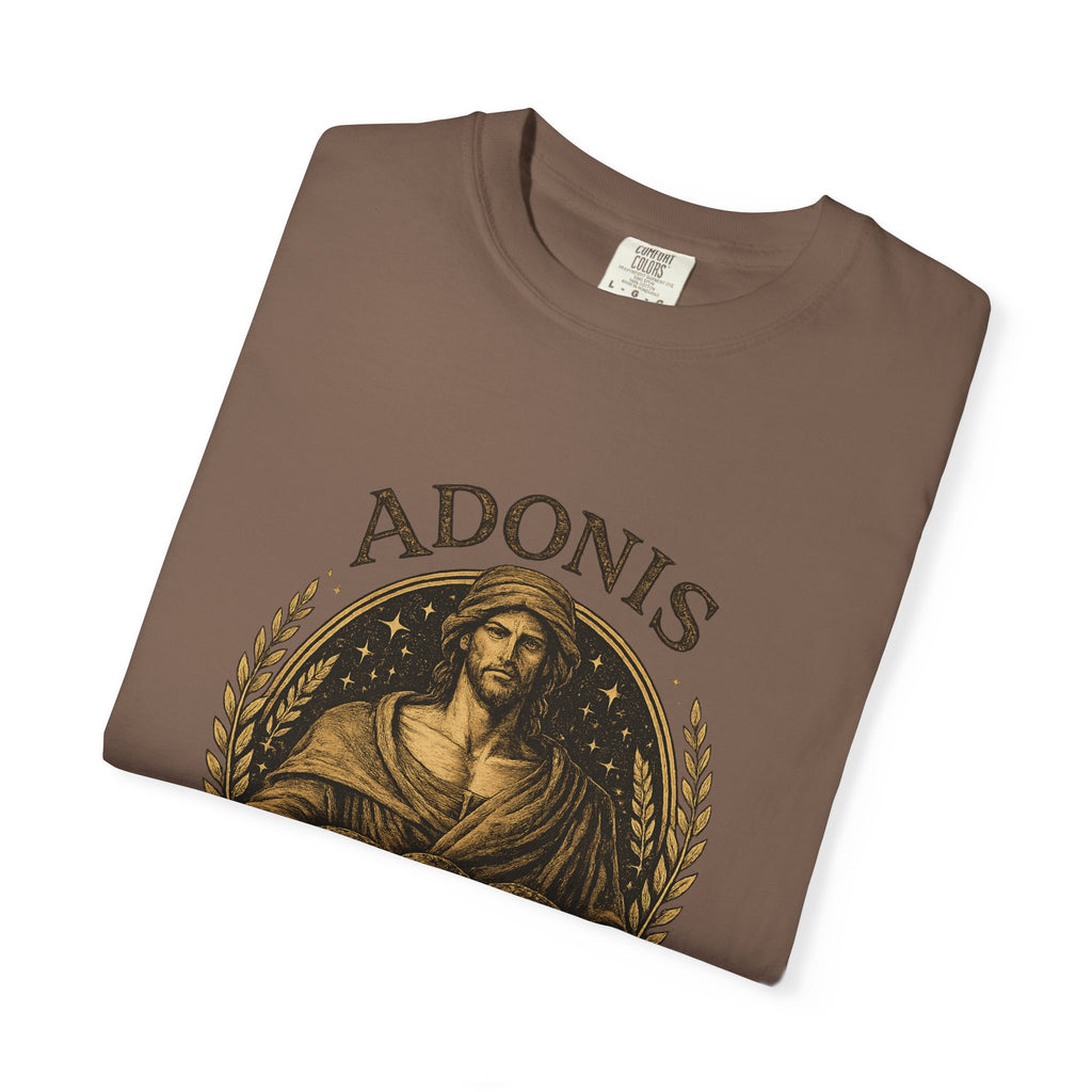 Adonis Energy Graphic T-Shirt — 'Built by Plants' Vintage Botanical Tee