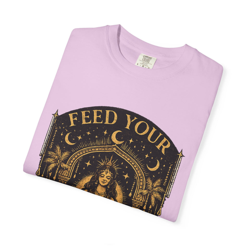 Feed Your Divinity T-Shirt — Temple Goddess Spiritual Graphic Tee