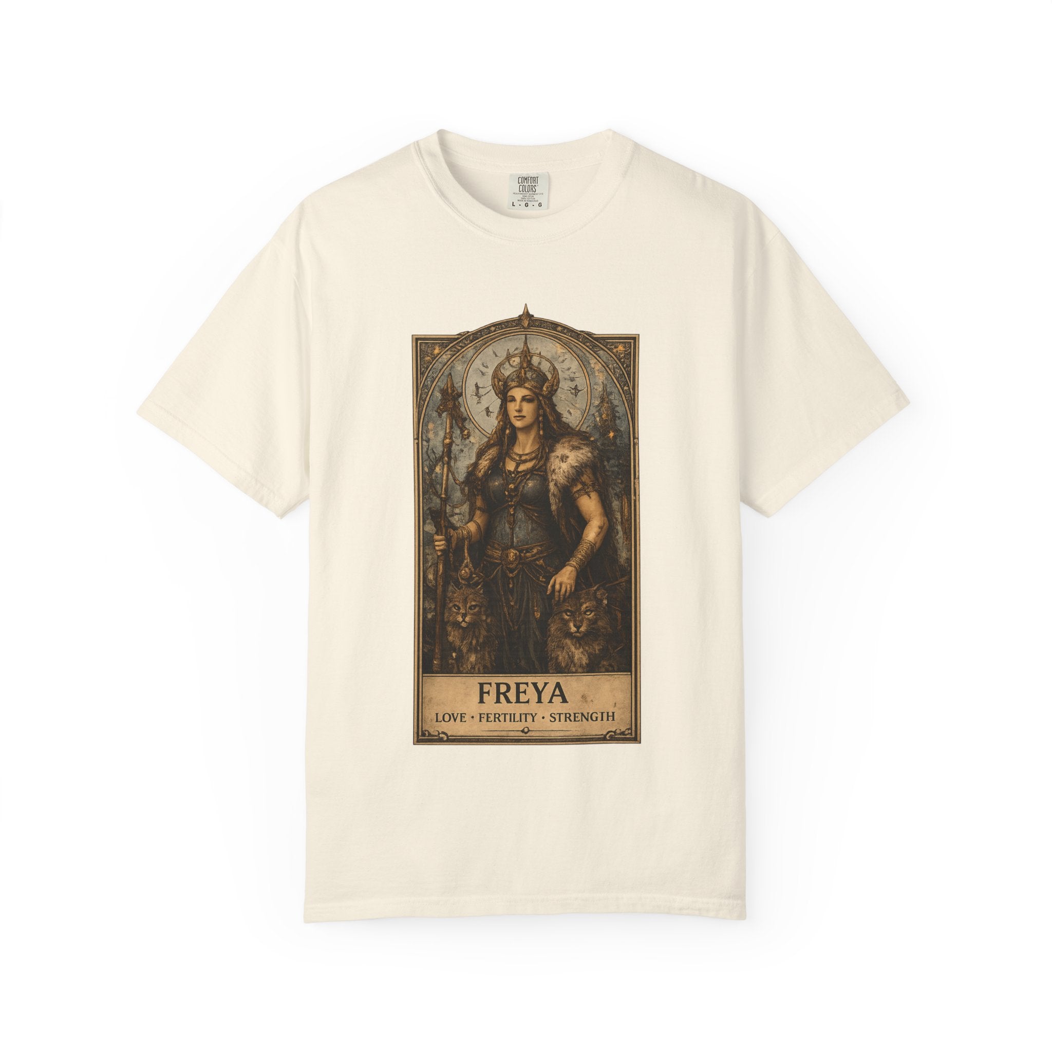 Freya Norse Goddess Art T‑Shirt — Love, Fertility & Strength Graphic Tee