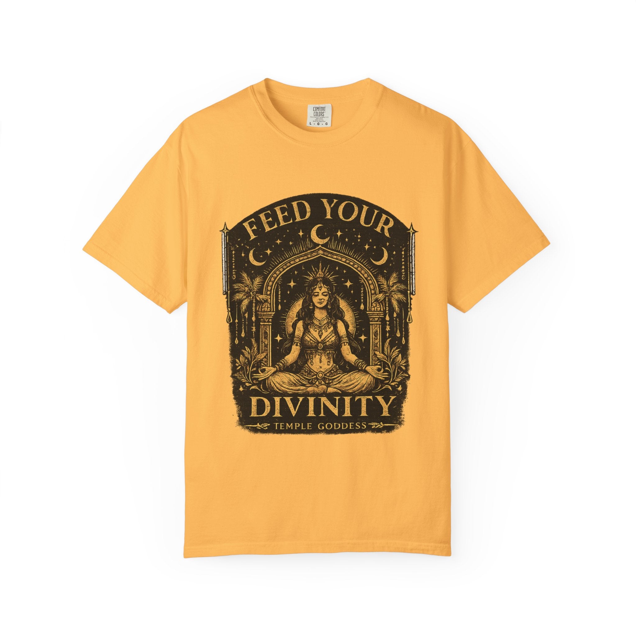 Feed Your Divinity T-Shirt — Temple Goddess Spiritual Graphic Tee