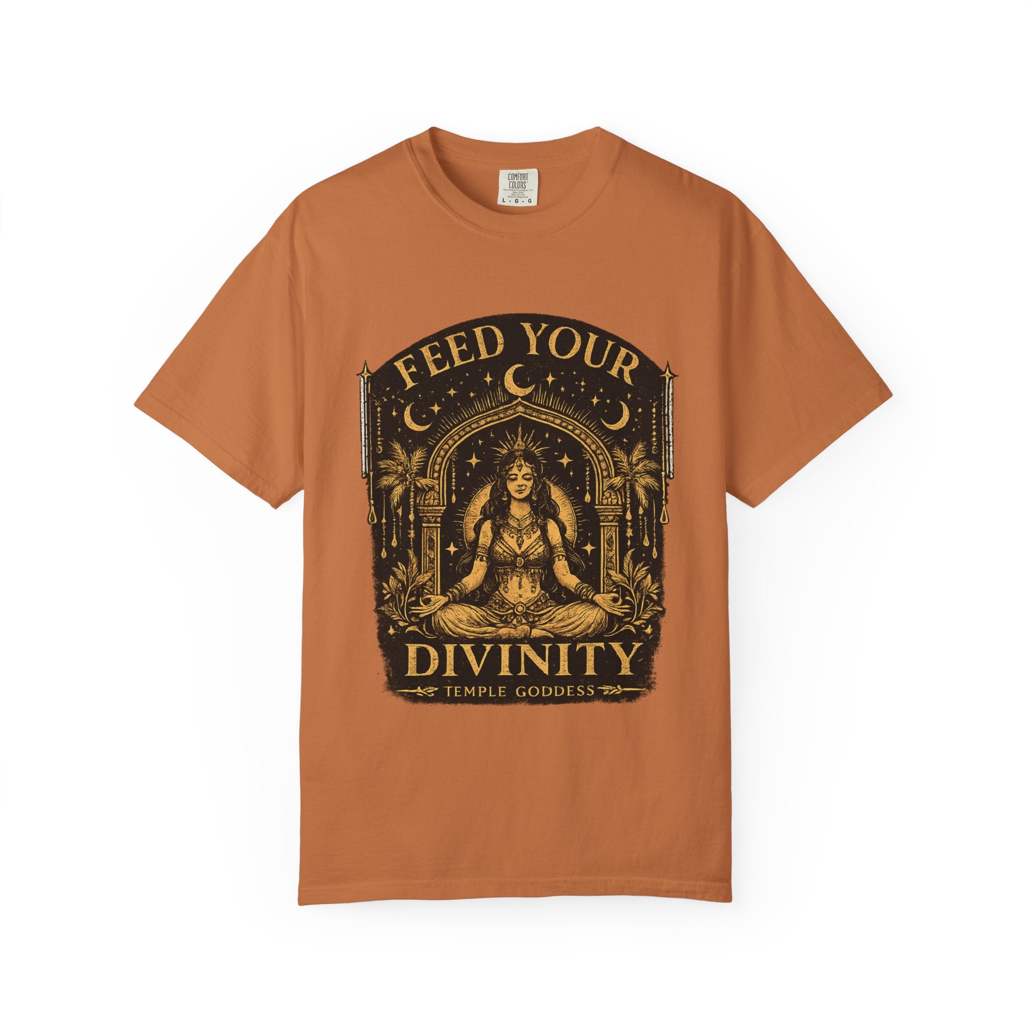 Feed Your Divinity T-Shirt — Temple Goddess Spiritual Graphic Tee