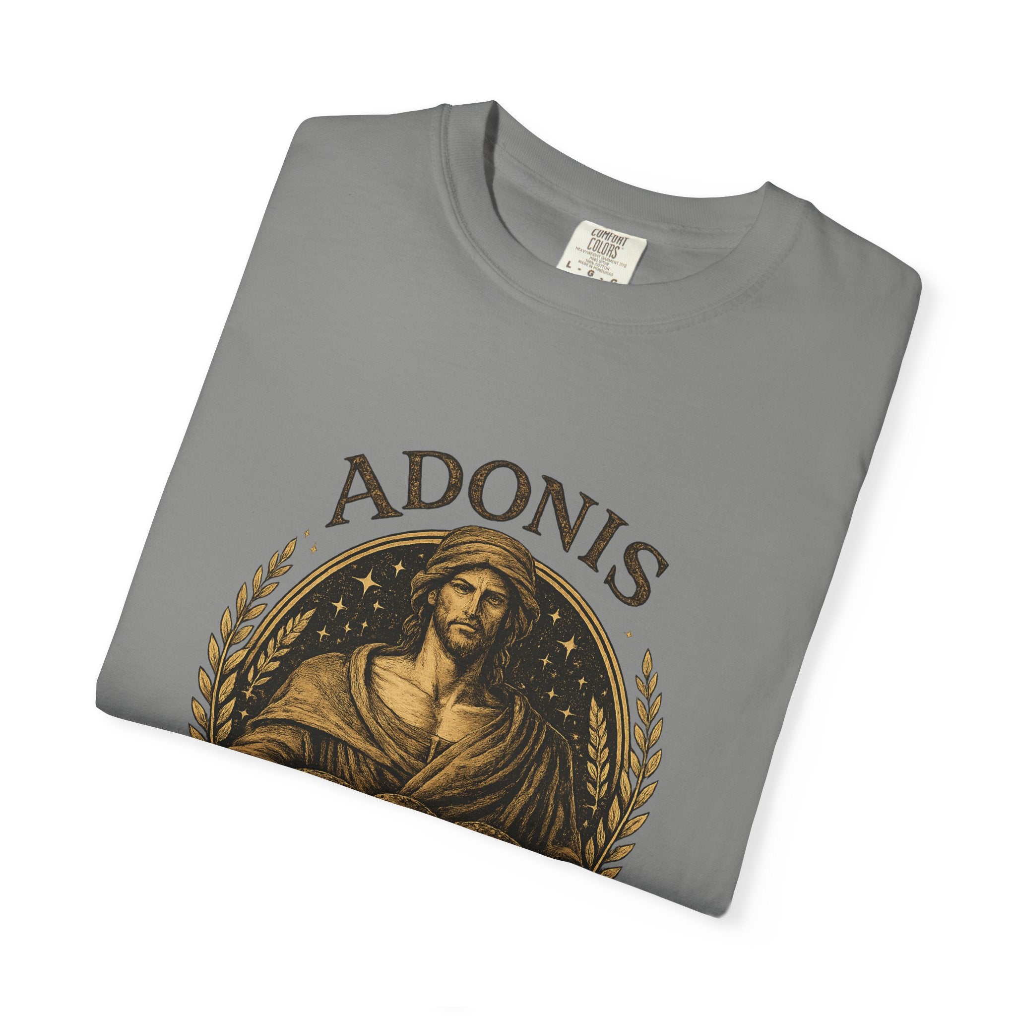 Adonis Energy Graphic T-Shirt — 'Built by Plants' Vintage Botanical Tee